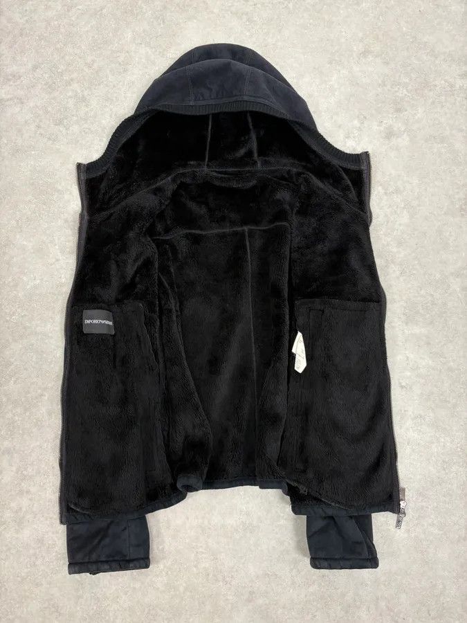 Emporio Armani FW2008 Emporio Armani Navy Shearling Jacket Size US S / EU 44-46 / 1 - 7 Thumbnail