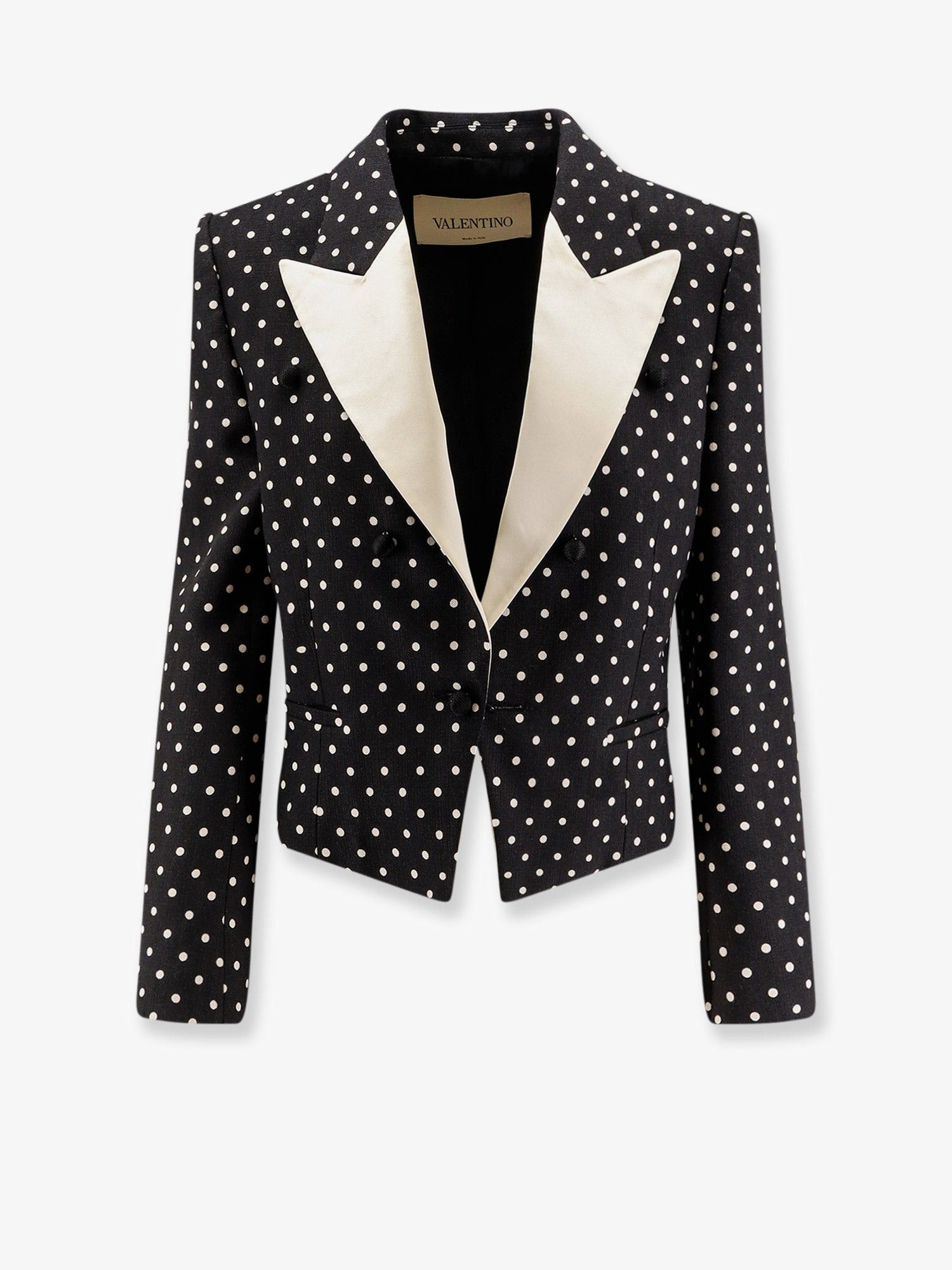 Valentino Polka-Dots Viscose Blazer Size M / US 6-8 / IT 42-44 - 1 Thumbnail