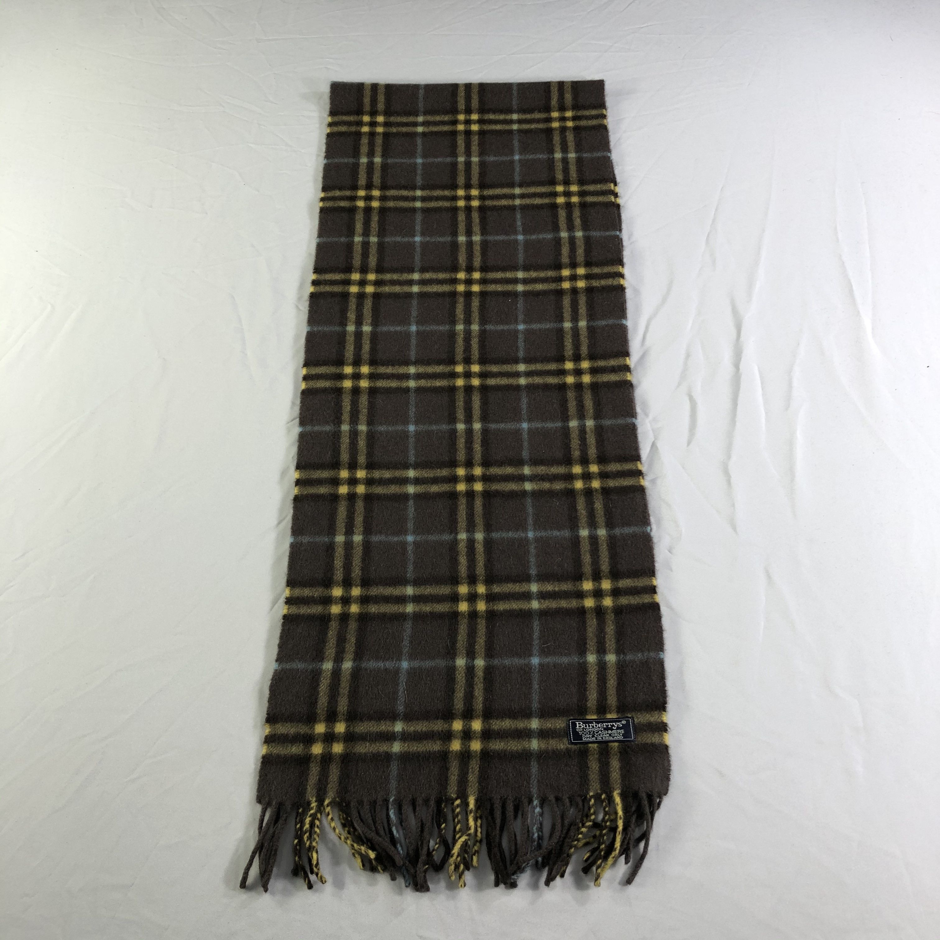 Burberry Burberrys Nova Check Cashmere Scarf Muffler Neckwear V2431 Size ONE SIZE - 3 Thumbnail