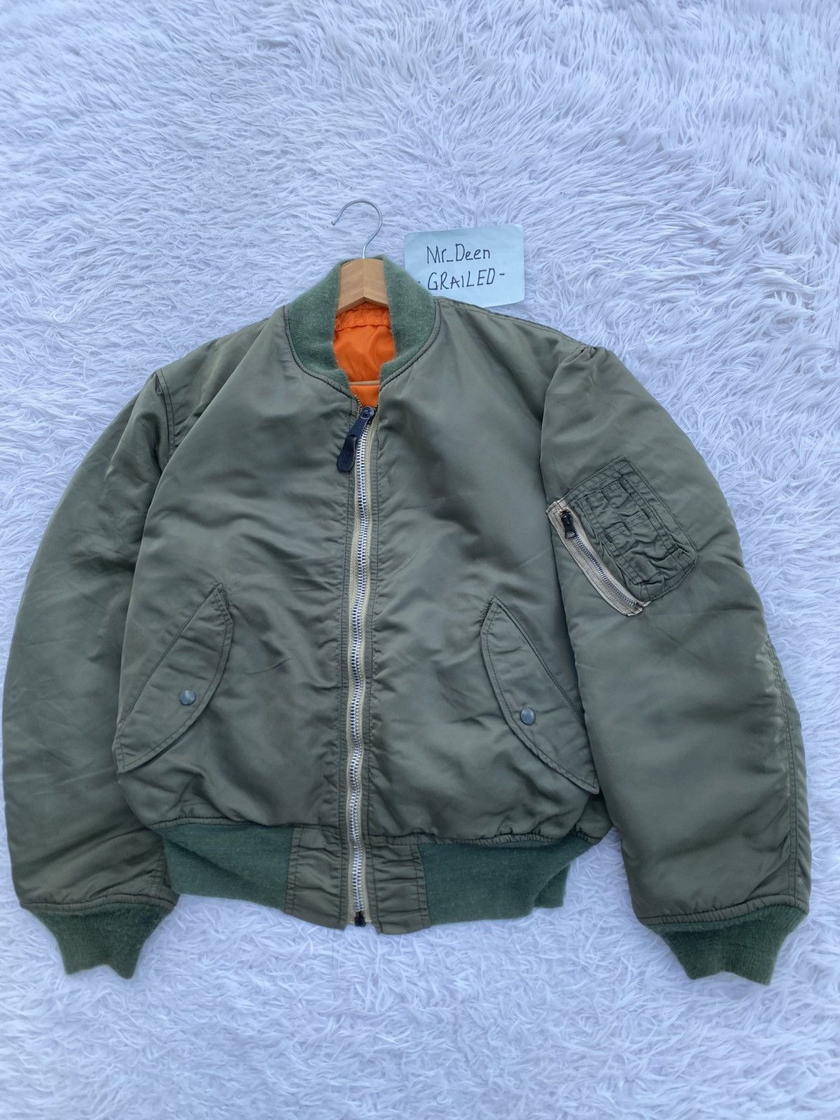 Alpha Industries RARE VINTAGE ALPHA INDUSTRIES MA1 BOMBER JACKET Size US M / EU 48-50 / 2 - 3 Thumbnail