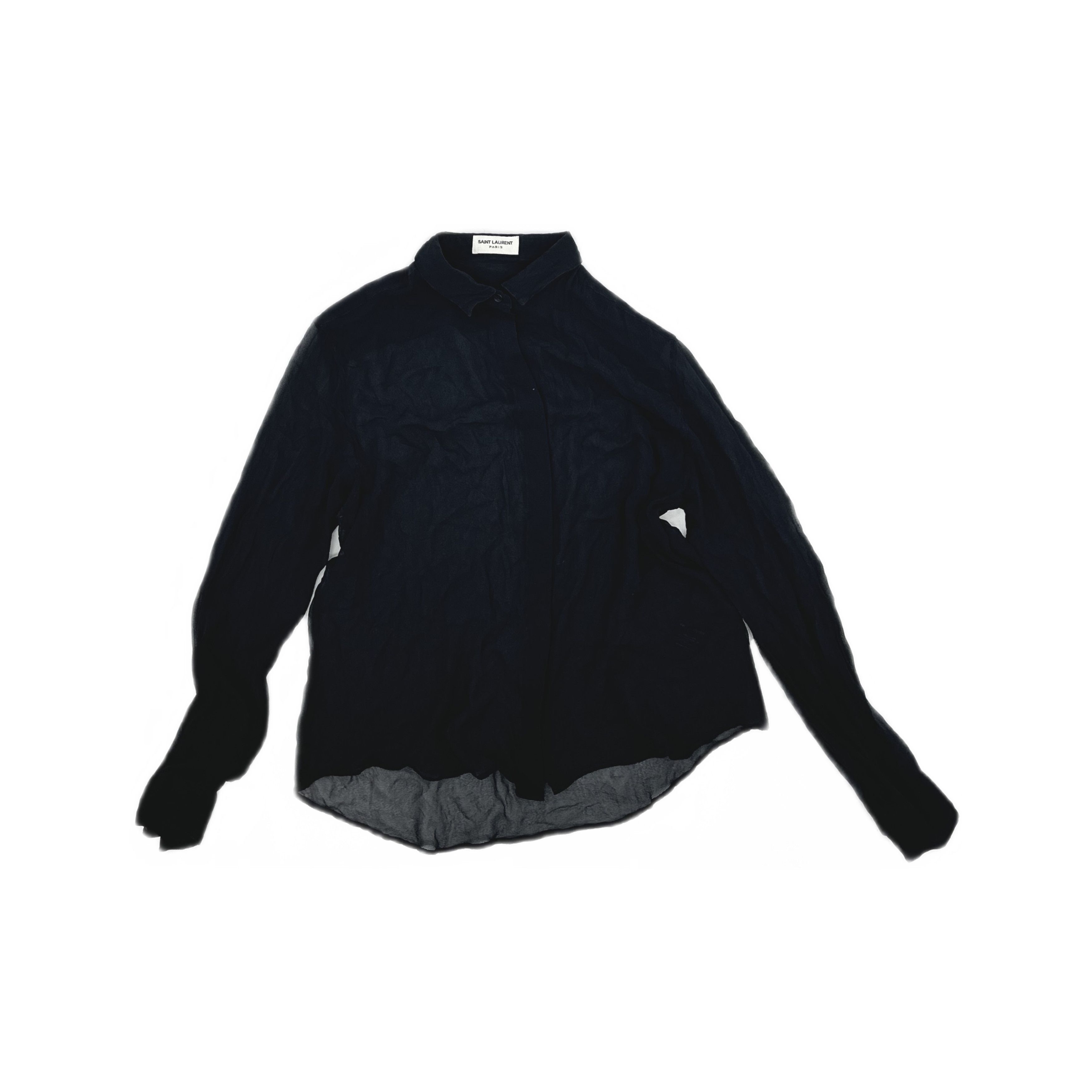 Saint Laurent Paris Saint Laurent Silk Chiffon Blouse Size 44 Size L / US 10 / IT 46 - 1 Thumbnail