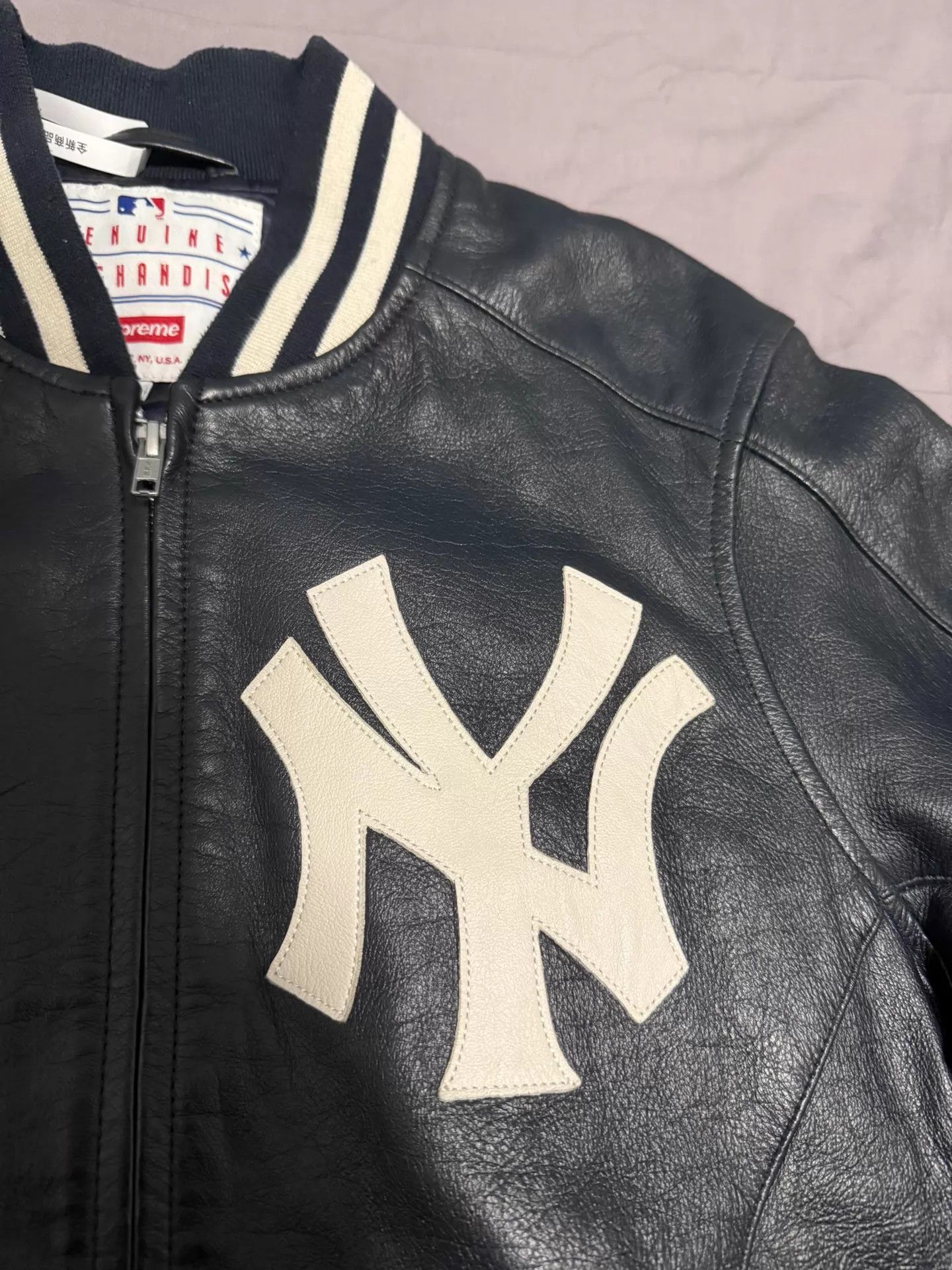 Supreme Supreme 15SS Yank LeatherJacket M Mint Wilber Pan Size US M / EU 48-50 / 2 - 3 Thumbnail
