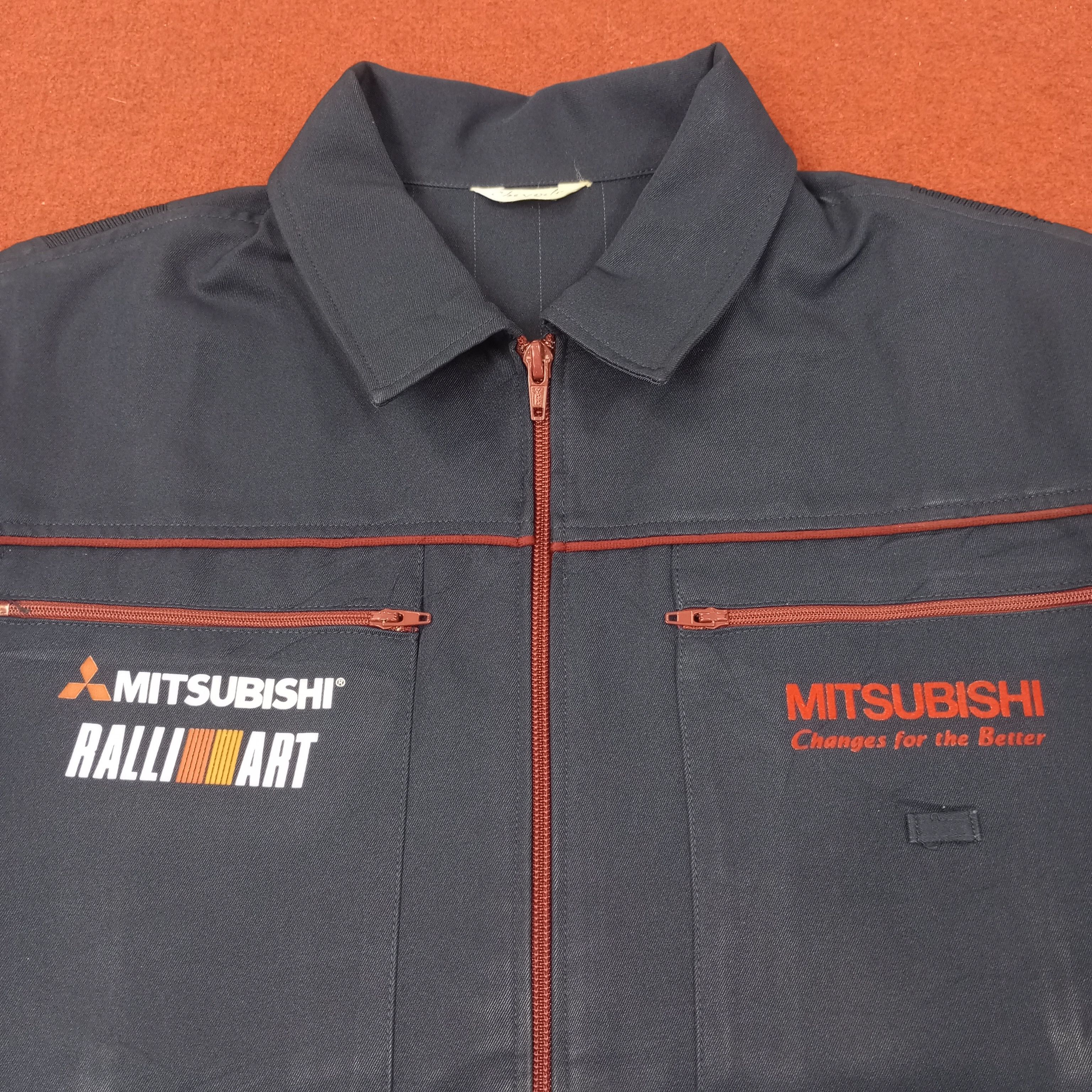 Vintage Mitsubishi Ralli Art Motorsports Custom Art Jacket c247n24 Size US M / EU 48-50 / 2 - 4 Thumbnail