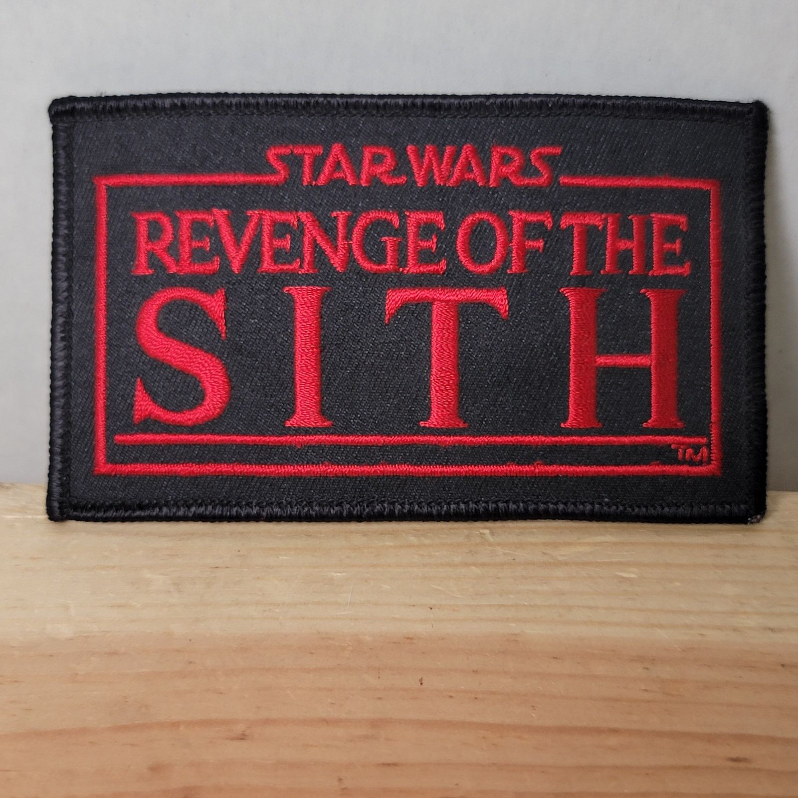 Star Wars Star Wars Revenge Of The Sith Black & Red Iron-On Patch -NEW Size ONE SIZE - 1 Thumbnail