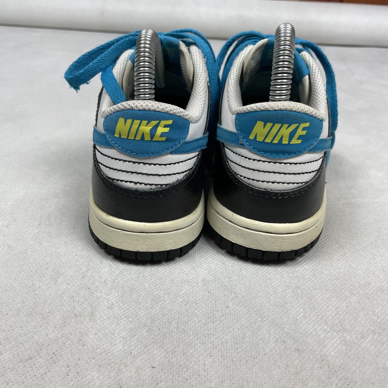 Nike Nike Dunk Low GS 310569-147 White/Orion Blue Sneaker Size 4Y Size US 4 / IT 34 - 13 Thumbnail