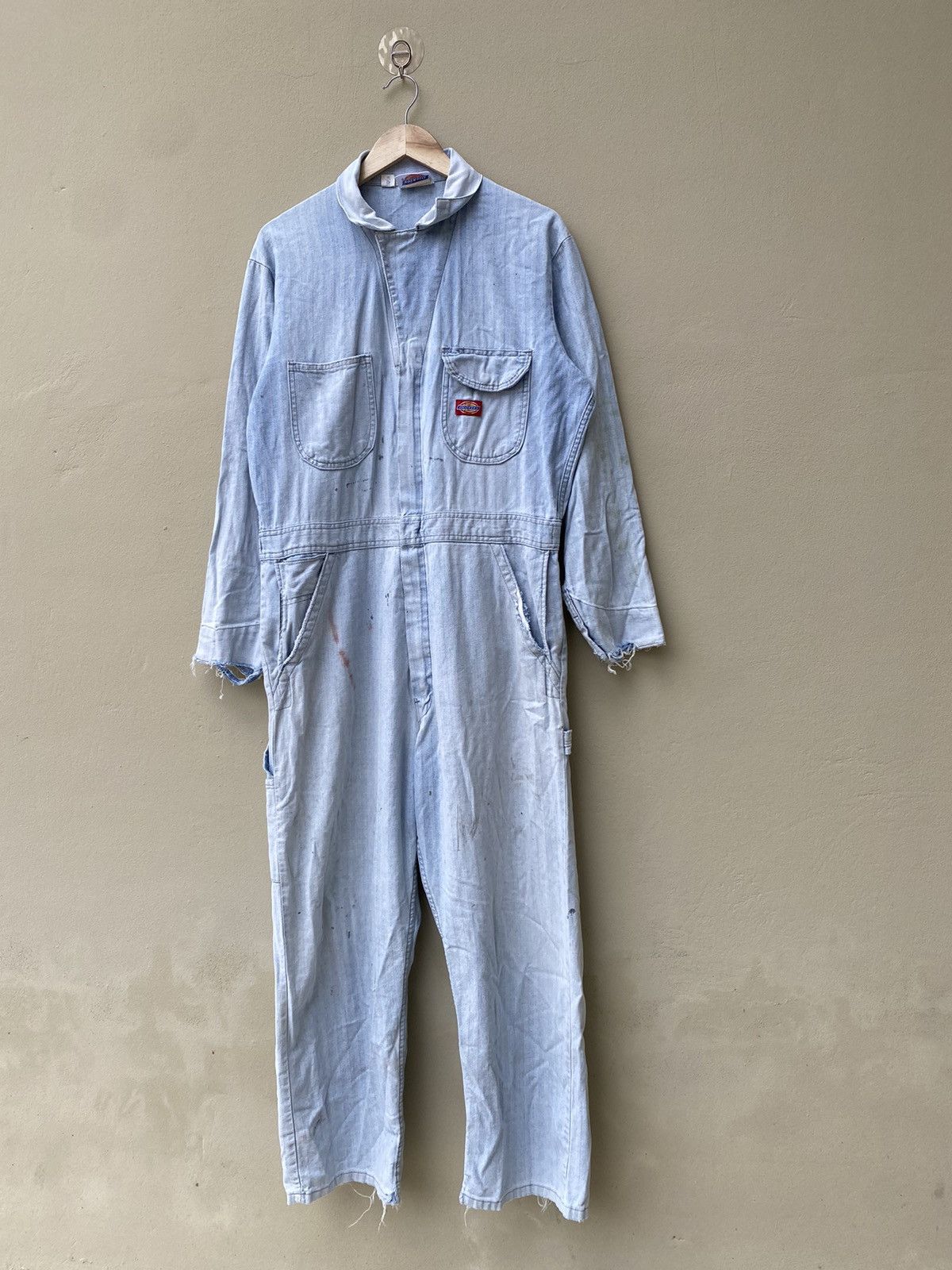 Dickies × Vintage RARE VINTAGE DICKIES OVERALLS WORKERS DISTRESSED Size US 42 / EU 58 - 3 Thumbnail