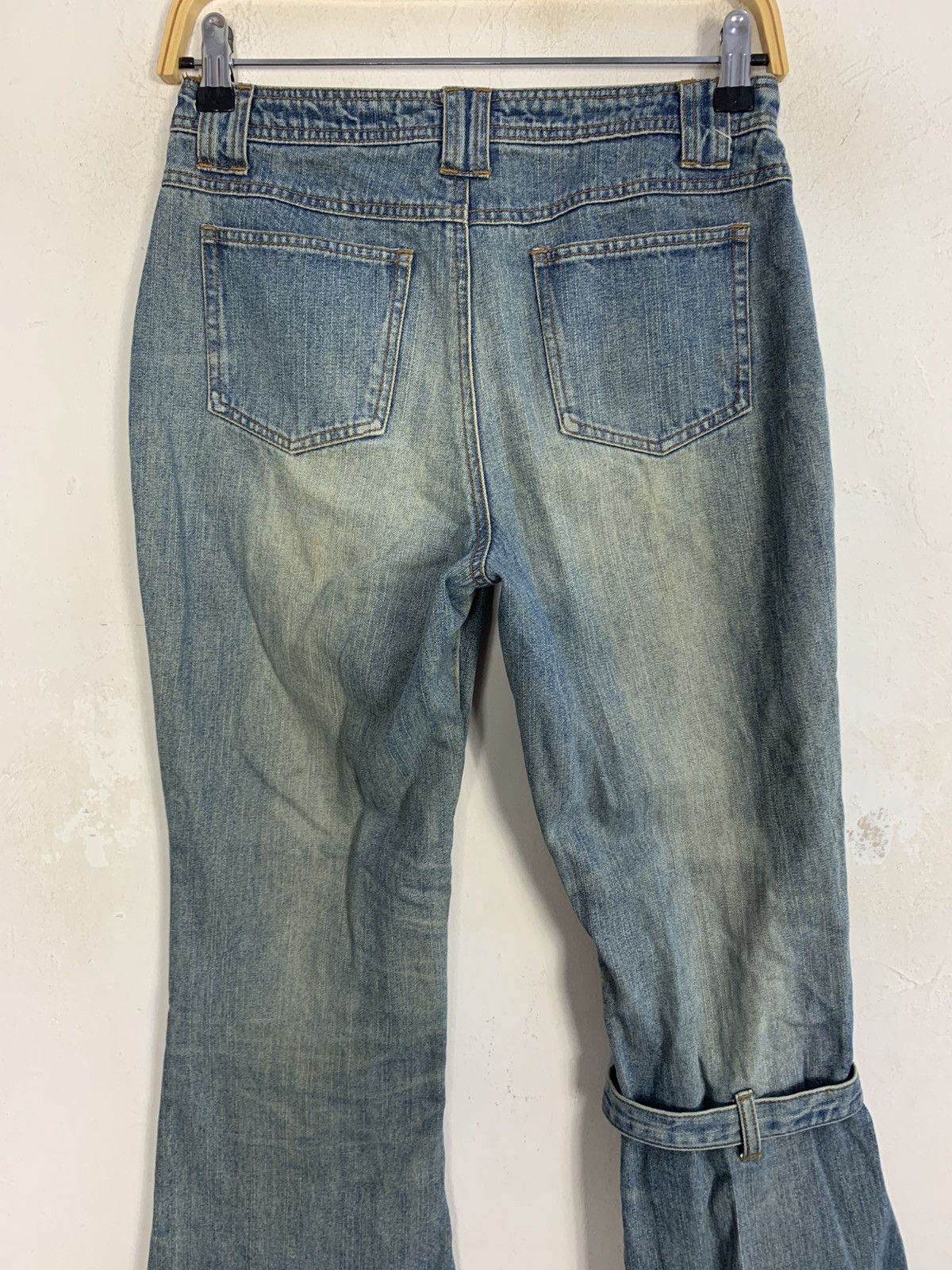 Japanese Brand Cyber Punk Bondage Anime Character Denim Jeans Size 27" / US 4 / IT 40 - 4 Thumbnail