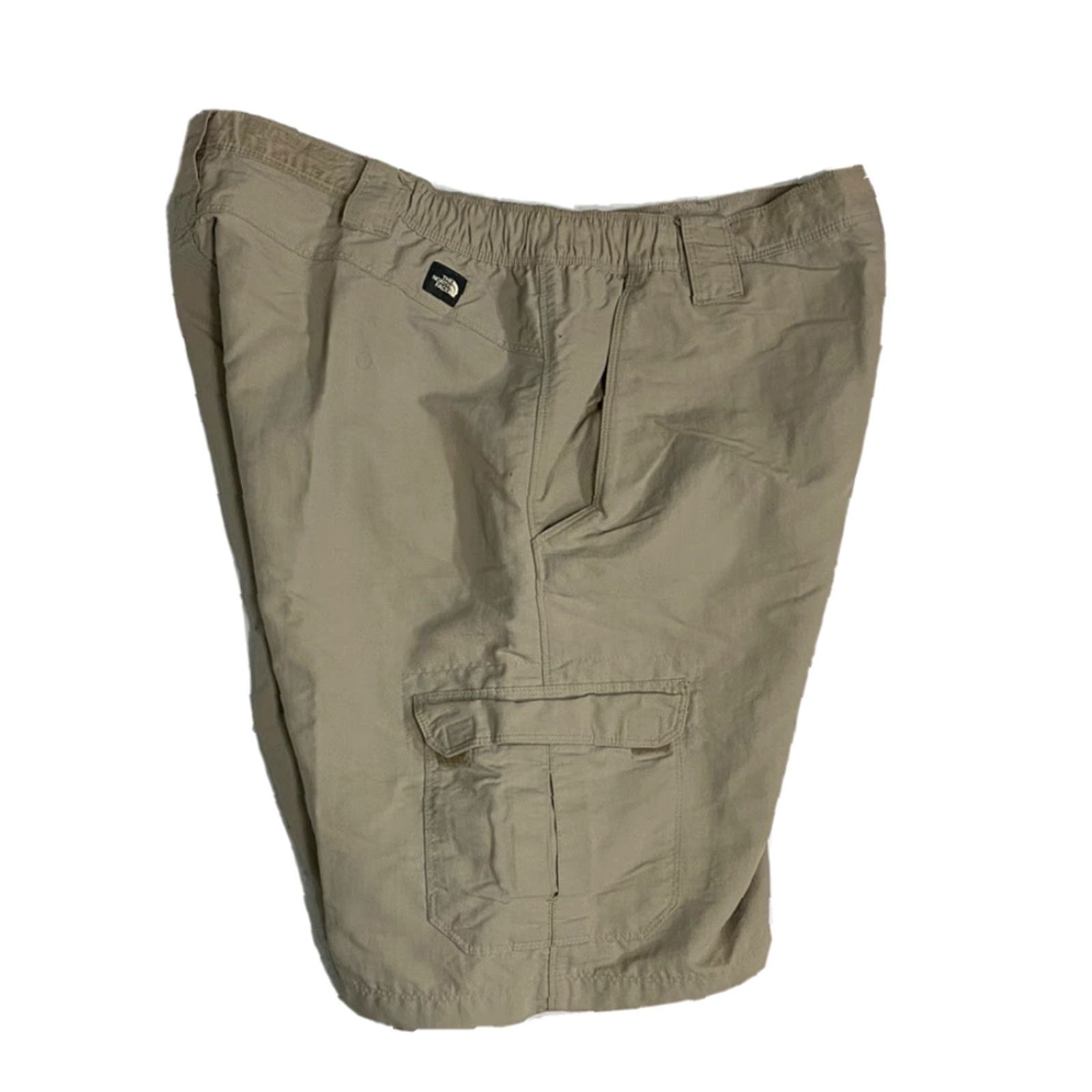 The North Face The North Face Khaki Shorts Mens Nylon Flat Front Zip Pocket Hiking Large Size US 33 - 4 Thumbnail