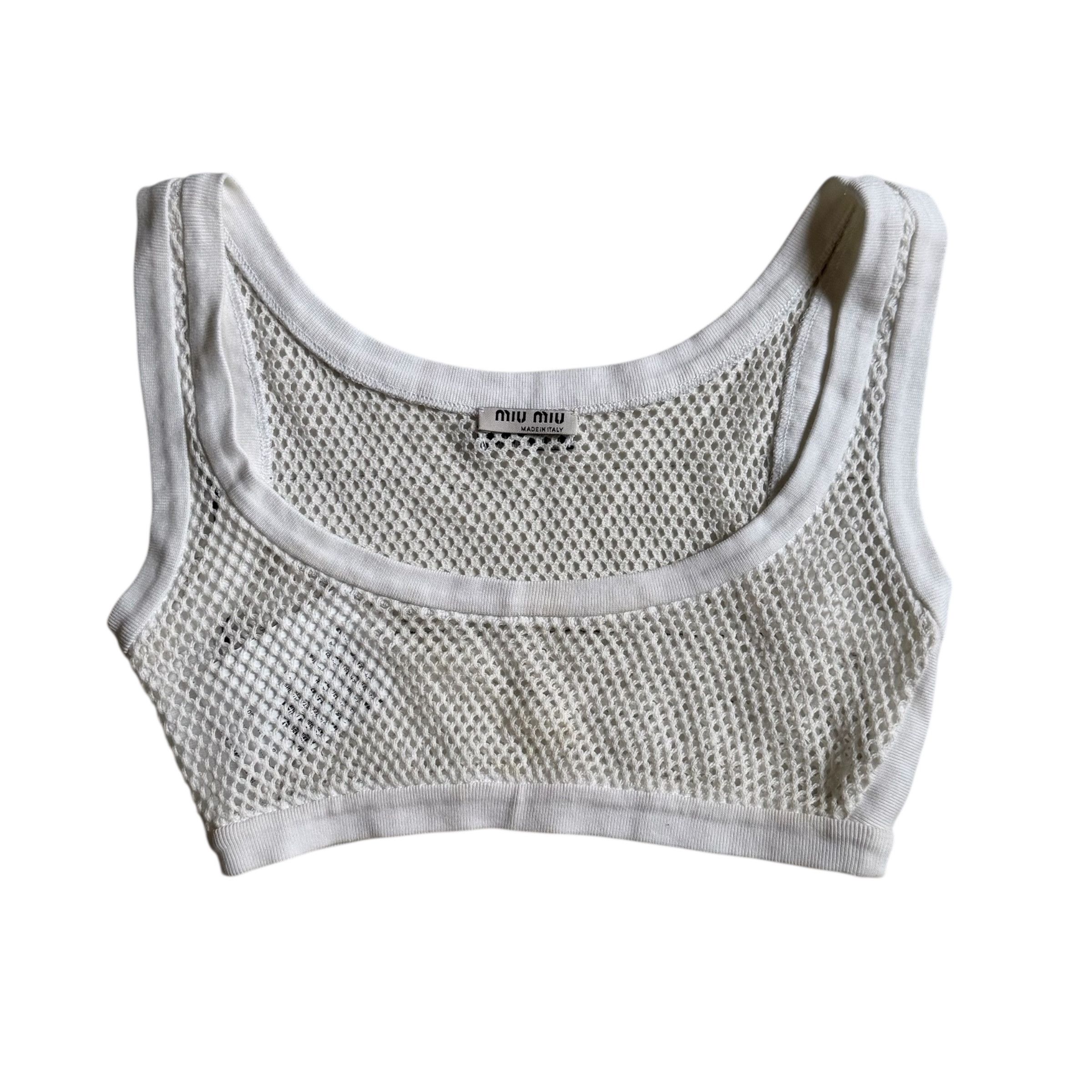 Miu Miu MIU MIU CROP TOP Size S / US 4 / IT 40 - 1 Thumbnail