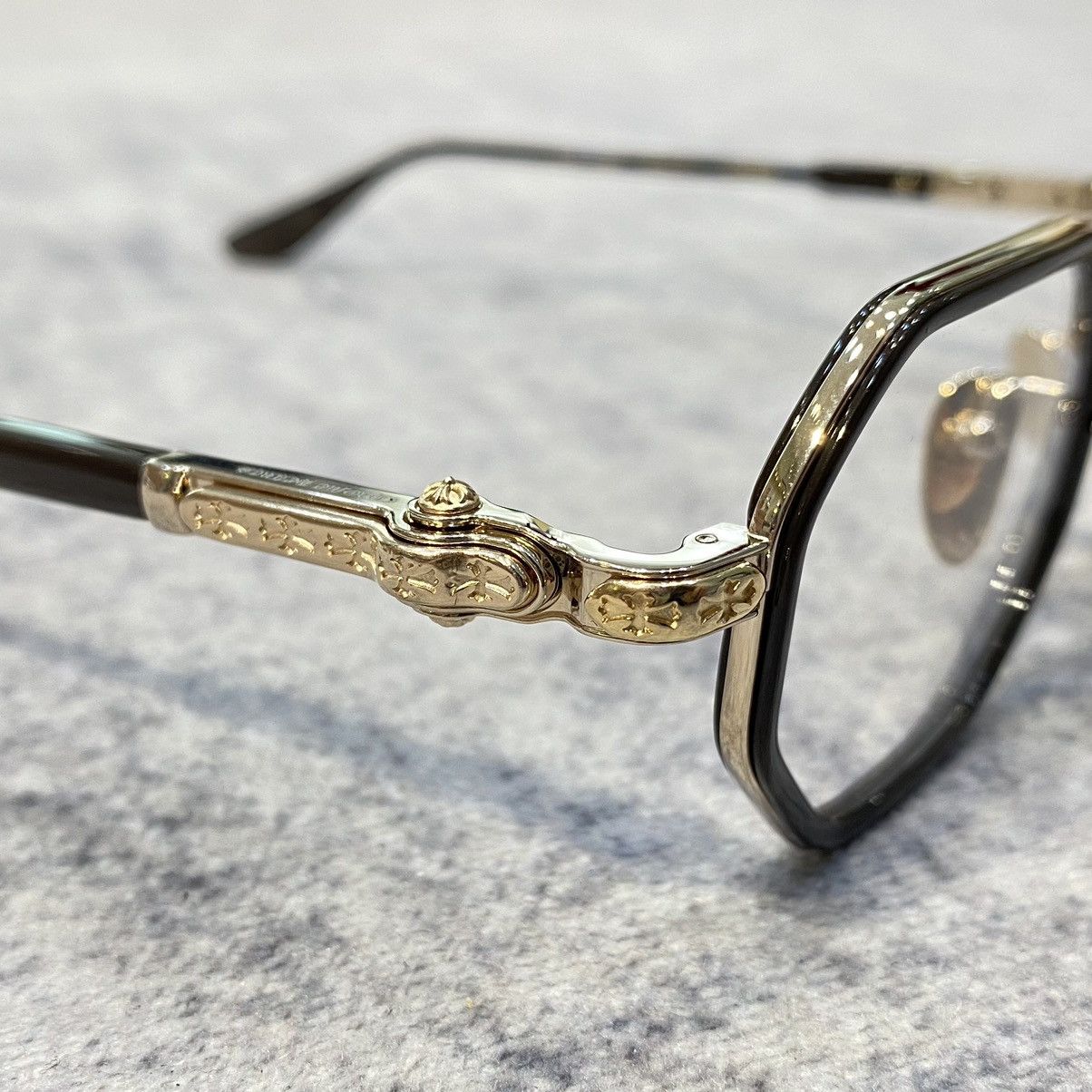 Chrome Hearts CHROME HEARTS TATTERS CLASSIC BROWN - GOLD PLATED Size ONE SIZE - 3 Thumbnail