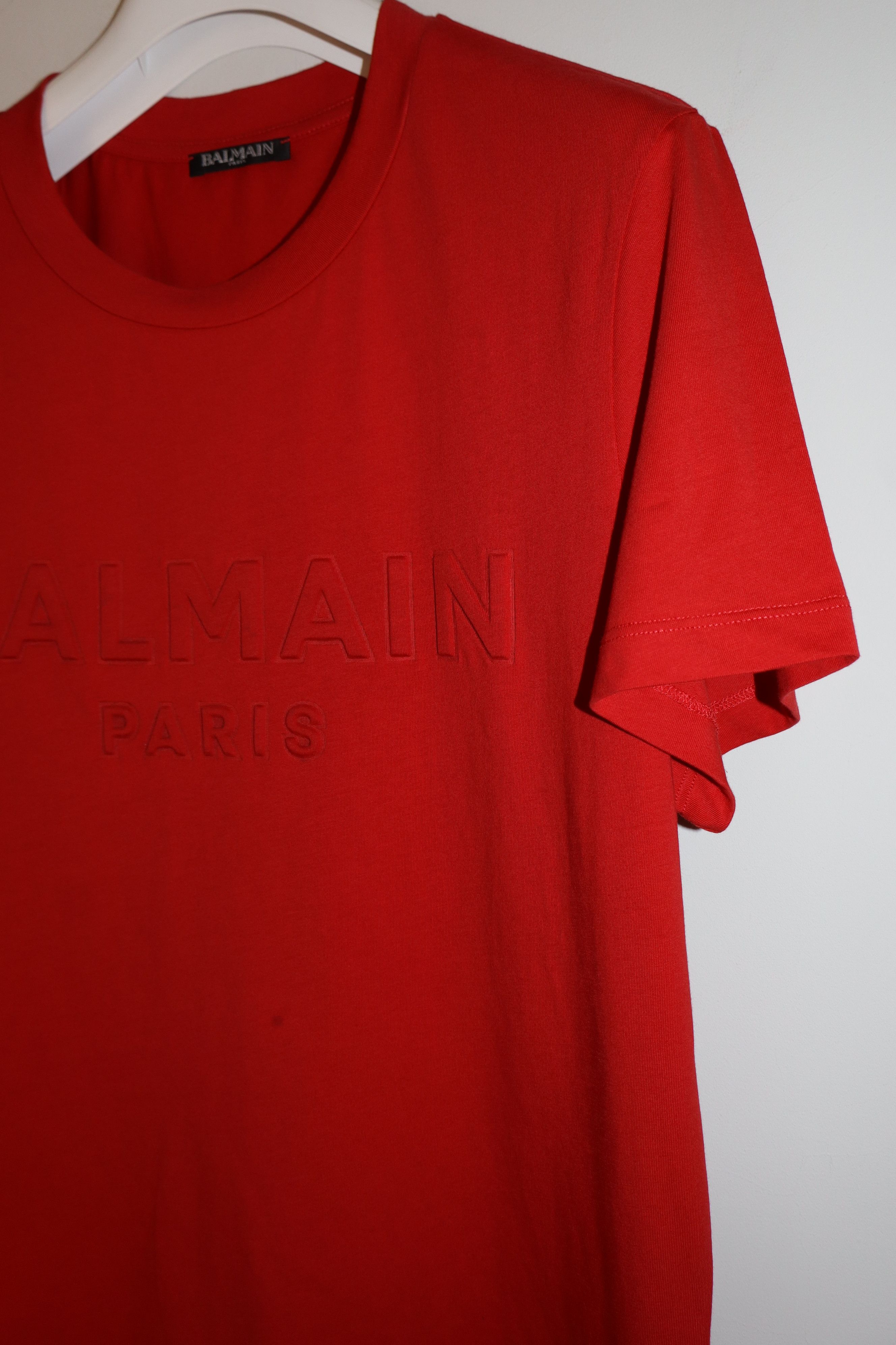 Balmain Embossed logo print t-shirt Size US M / EU 48-50 / 2 - 6 Thumbnail