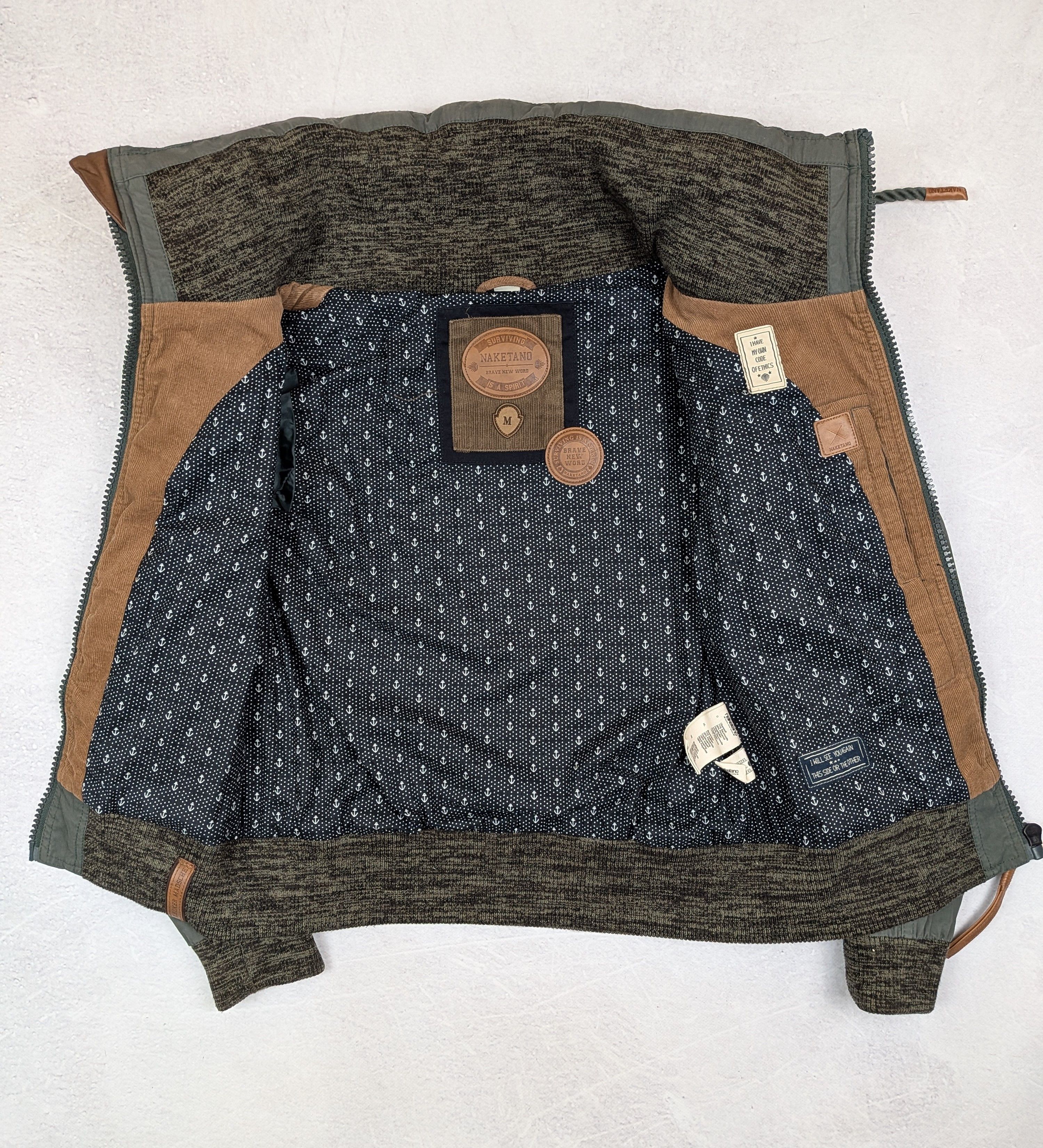 Naketano Naketano Brave New World Dark Olive Jacket Size M Size US M / EU 48-50 / 2 - 3 Thumbnail