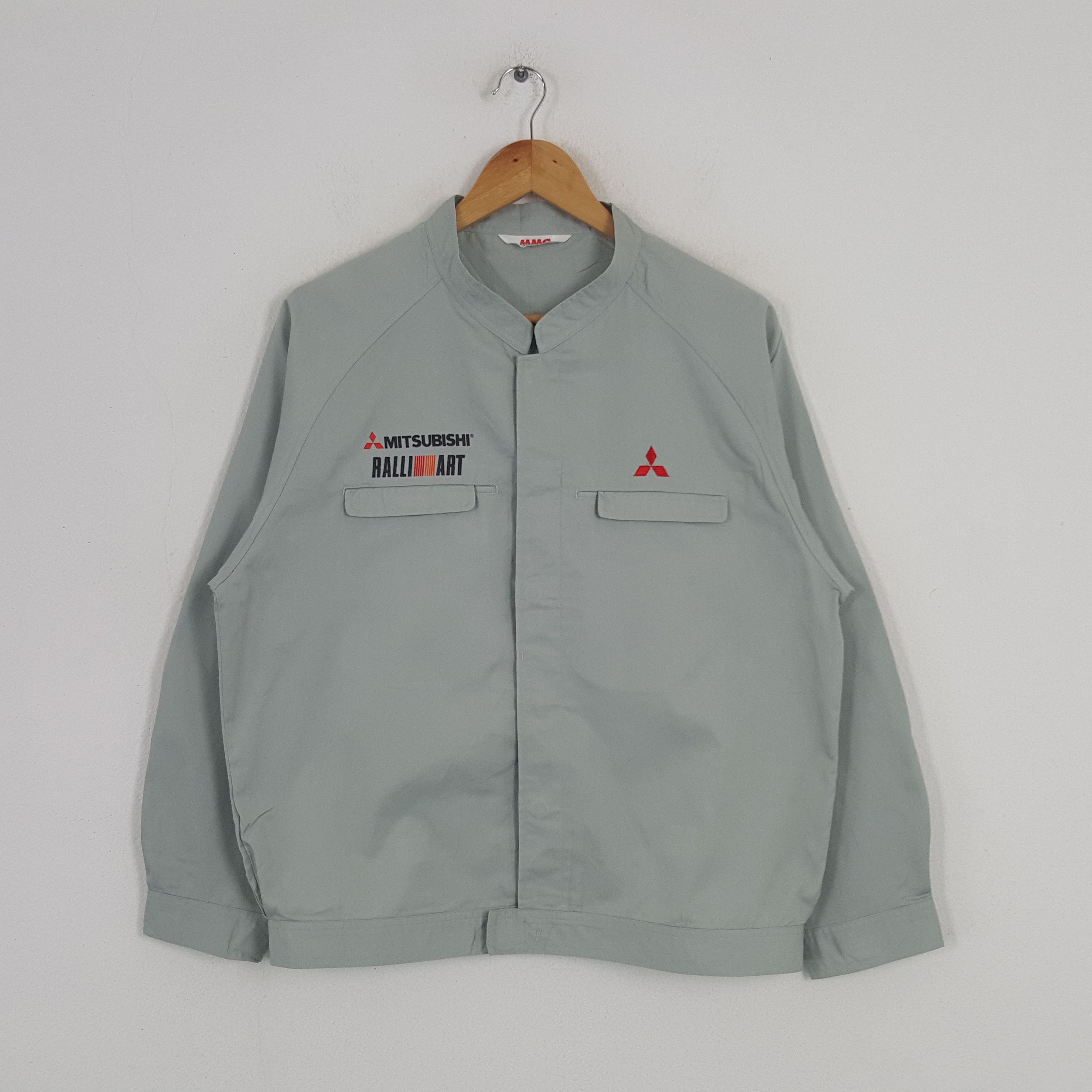 Japanese Brand × Vintage Vintage Mitsubishi Ralli Art Japanese Racing Custom Jacket Size US M / EU 48-50 / 2 - 3 Thumbnail