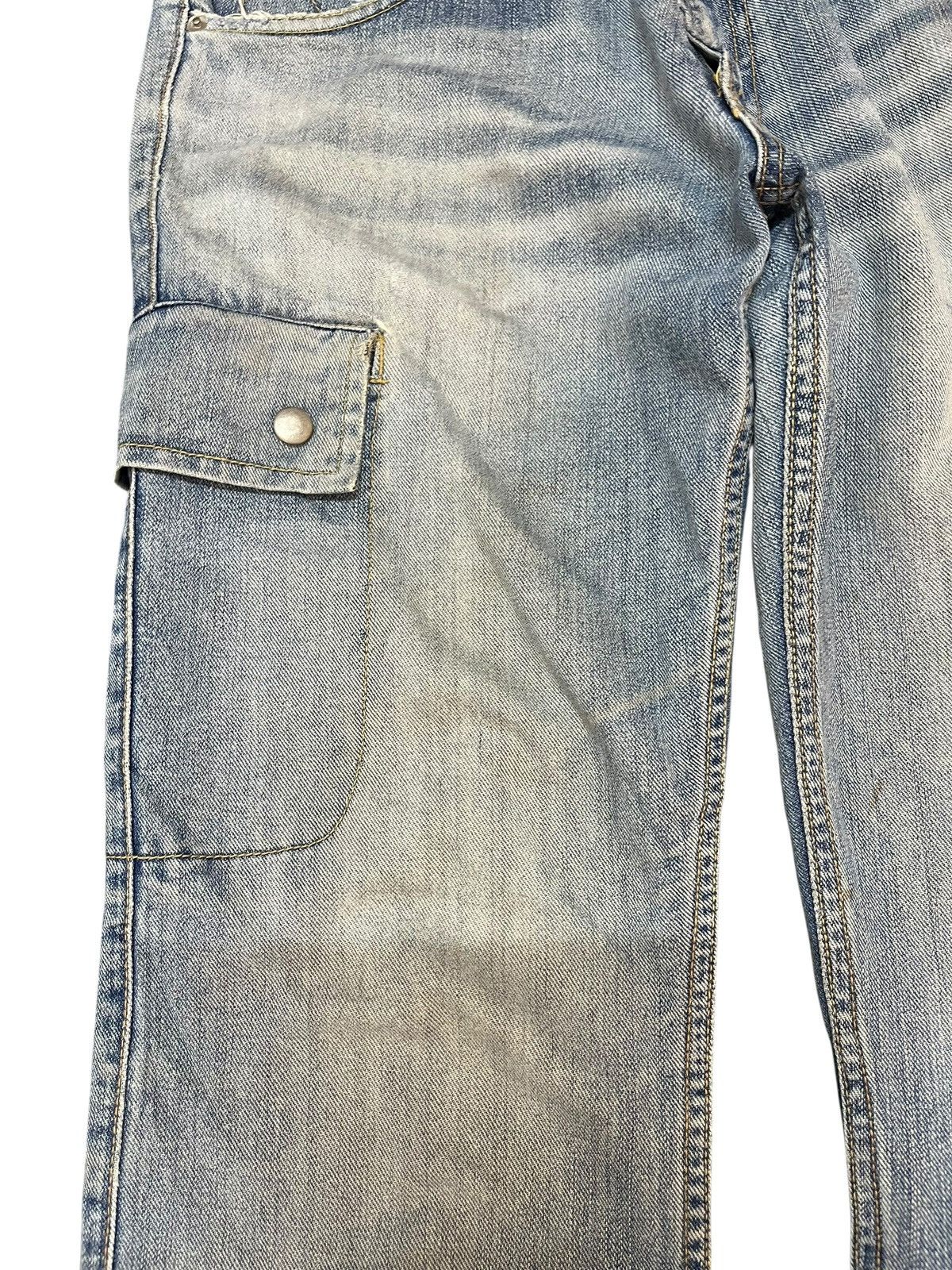 Le Grande Bleu (L.G.B.) Vintahe Jorge Martin Multipocket Cargo Distressed Jeans Size US 30 / EU 46 - 5 Thumbnail