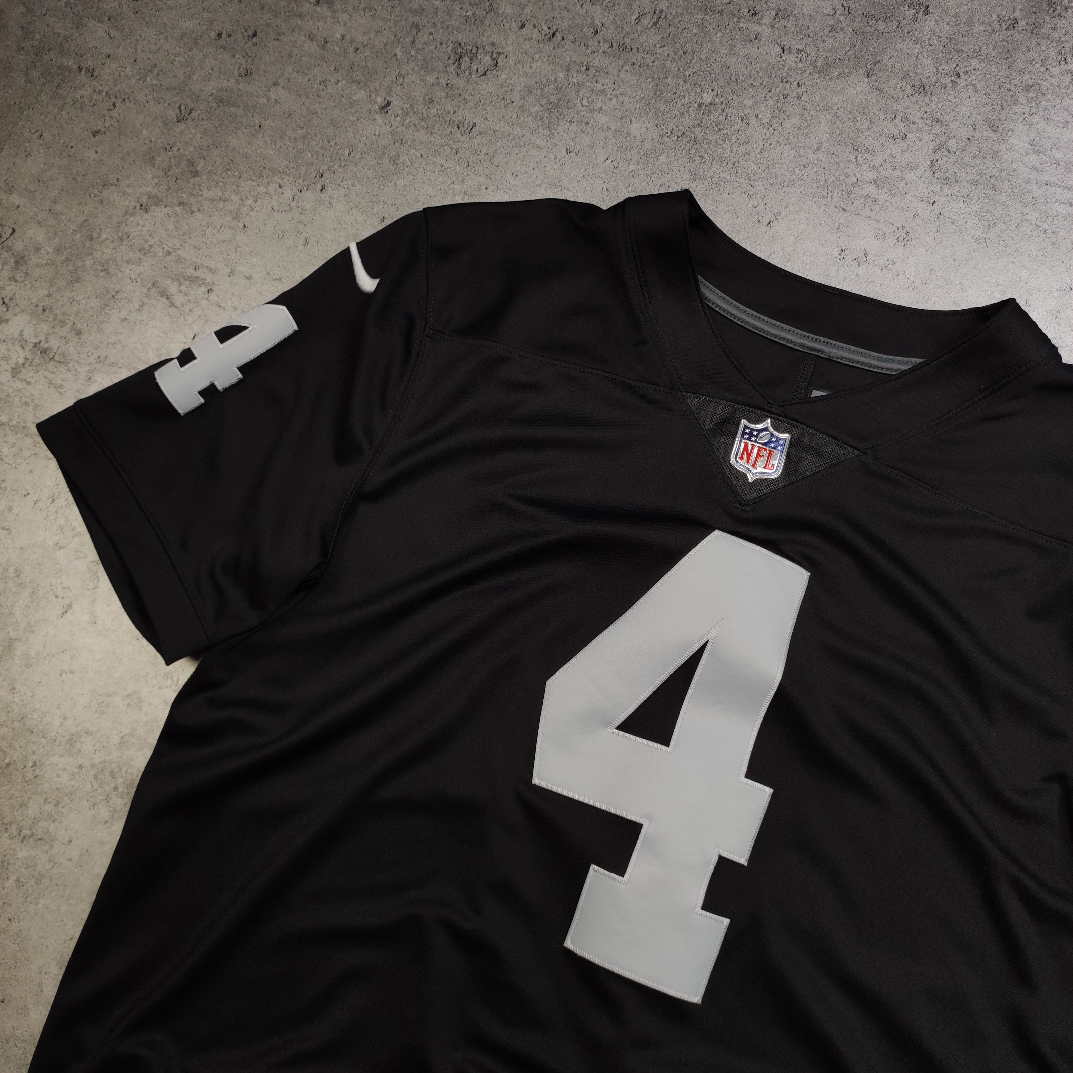 NFL × Nike RARE NFL Los Angeles Raiders #4 Carr Nike Jersey Size US L / EU 52-54 / 3 - 4 Thumbnail