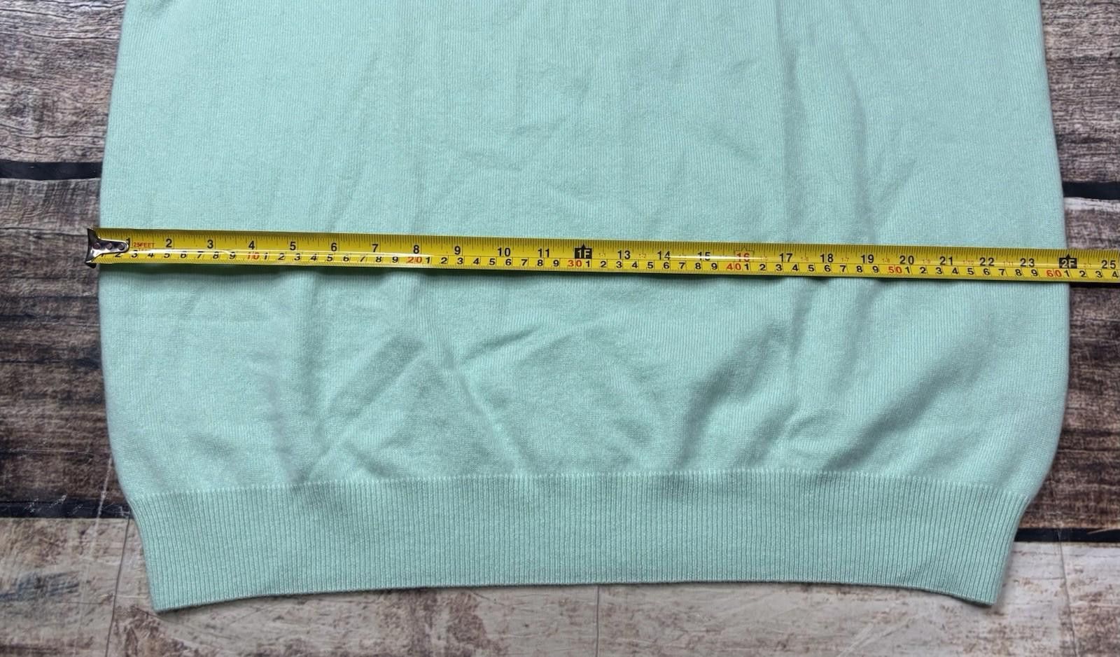 Other Southampton Cashmere Sweater Mens XL Mint Green NEW Size US XL / EU 56 / 4 - 11 Thumbnail