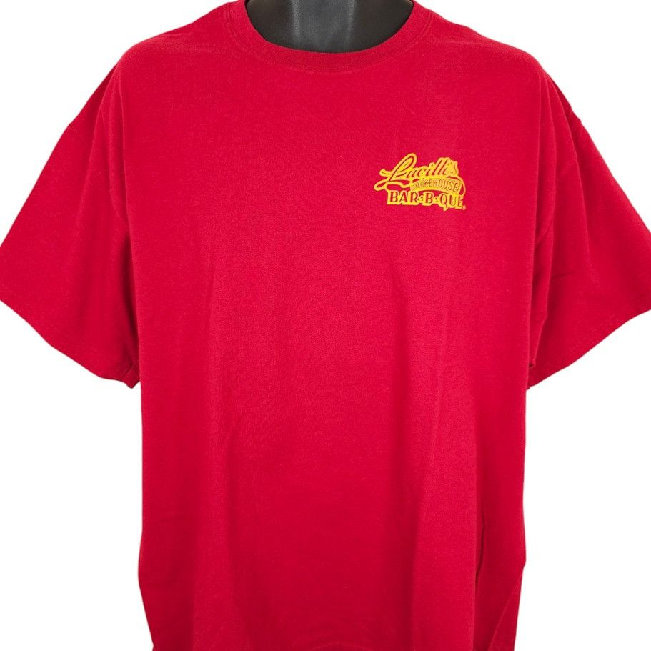 Other Lucilles BBQ T Shirt Mens Size XL Red Flying Pig Lounge Size US XL / EU 56 / 4 - 2 Thumbnail