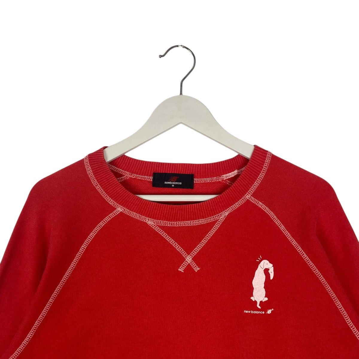Other Vintage New Balance Sweatshirt Crewneck Red Pullover Size M Size US M / EU 48-50 / 2 - 4 Thumbnail