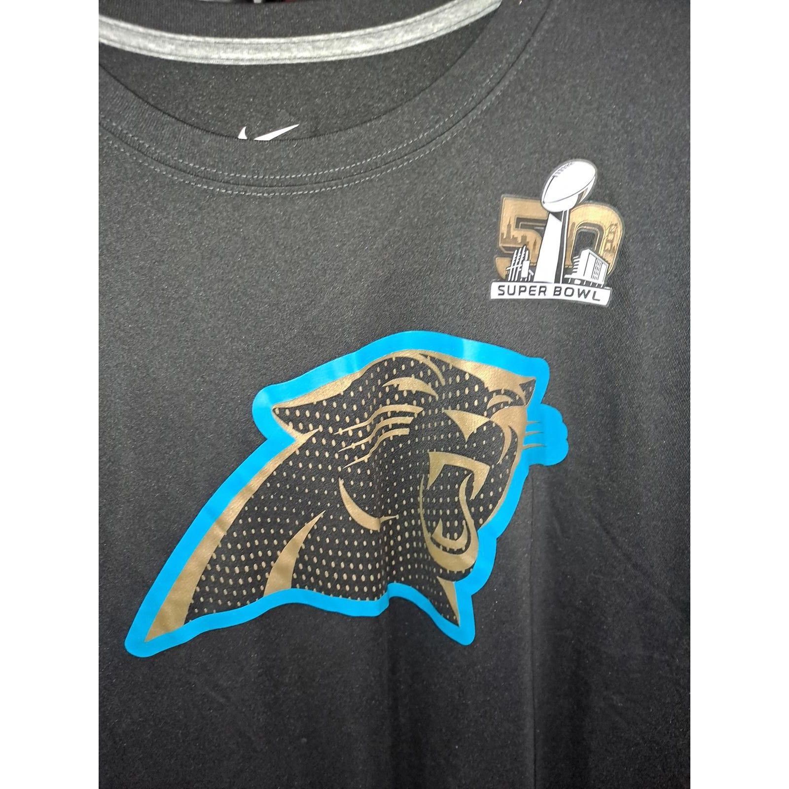 Nike Nike Dri-Fit Super Bowl 50 Carolina Panthers Short Sleeve Sh Size US M / EU 48-50 / 2 - 2 Thumbnail