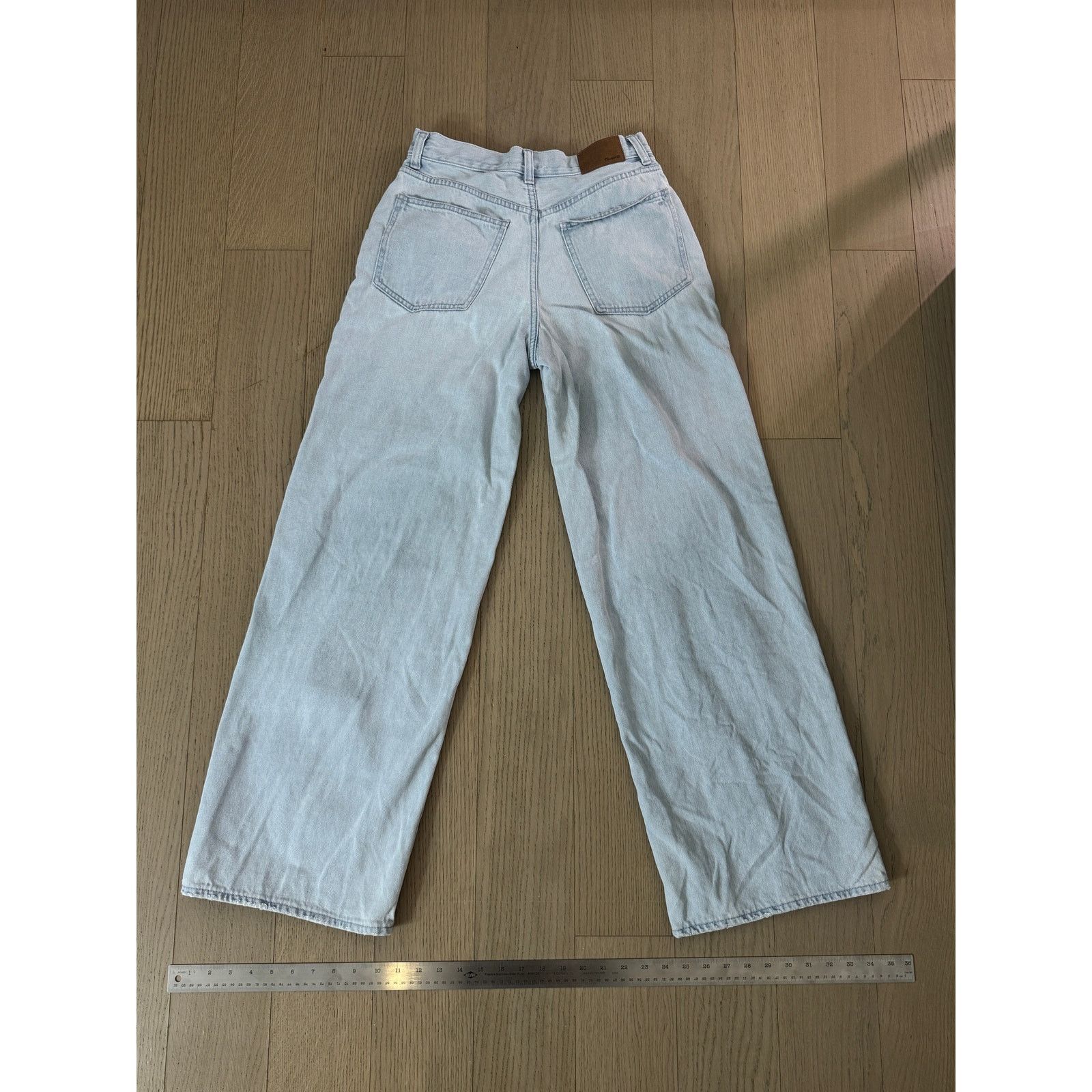 Madewell Madewell Superwide-Leg Jeans High Rise, 100% Cotton Size 28" / US 6 / IT 42 - 7 Thumbnail