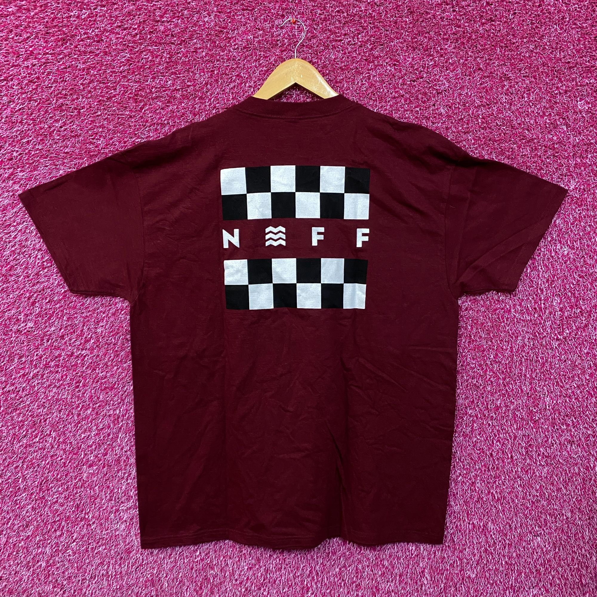 NEFF Neff Street Wear Burgundy Tshirt size Extra Large Size US XL / EU 56 / 4 - 2 Thumbnail