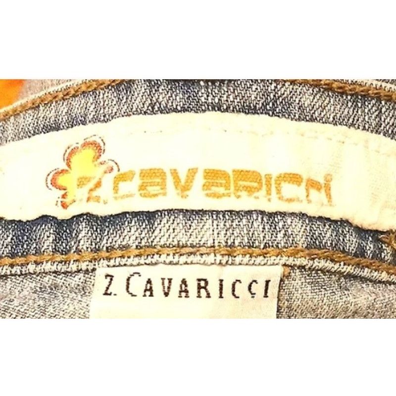 Other Z. Cavaricci Jeans Sz 10 Beaded Floral FLARED 70s Bohemian Size 32" / US 10 / IT 46 - 16 Thumbnail