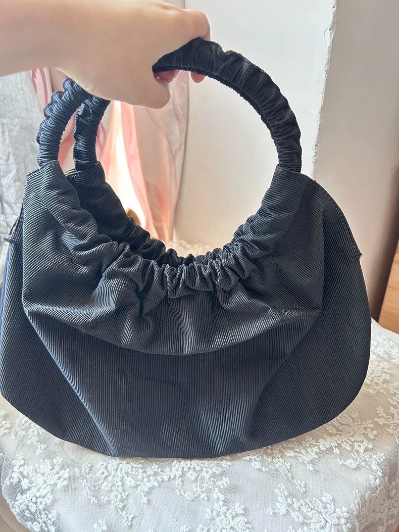 Vivienne Westwood Vivienne Westwood size os Mid-old black pleated bag Size ONE SIZE - 2 Thumbnail