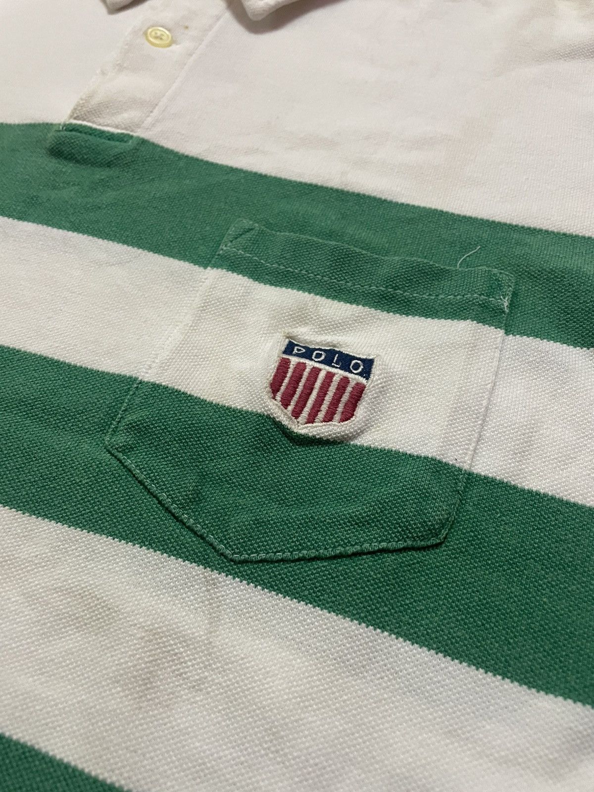 Polo Ralph Lauren 90’s Polo Ralph Lauren K-Swiss short-sleeve rugby polo shirt Size US L / EU 52-54 / 3 - 3 Thumbnail