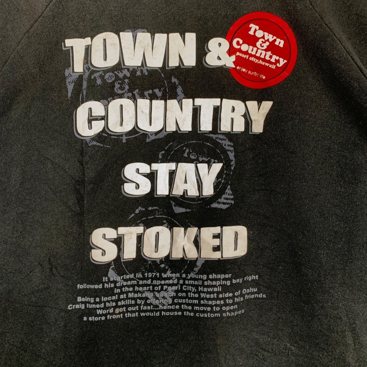 Japanese Brand TOWN & COUNTRY Stay Stoke Sweatshirts #0812-C37 Size US L / EU 52-54 / 3 - 10 Thumbnail