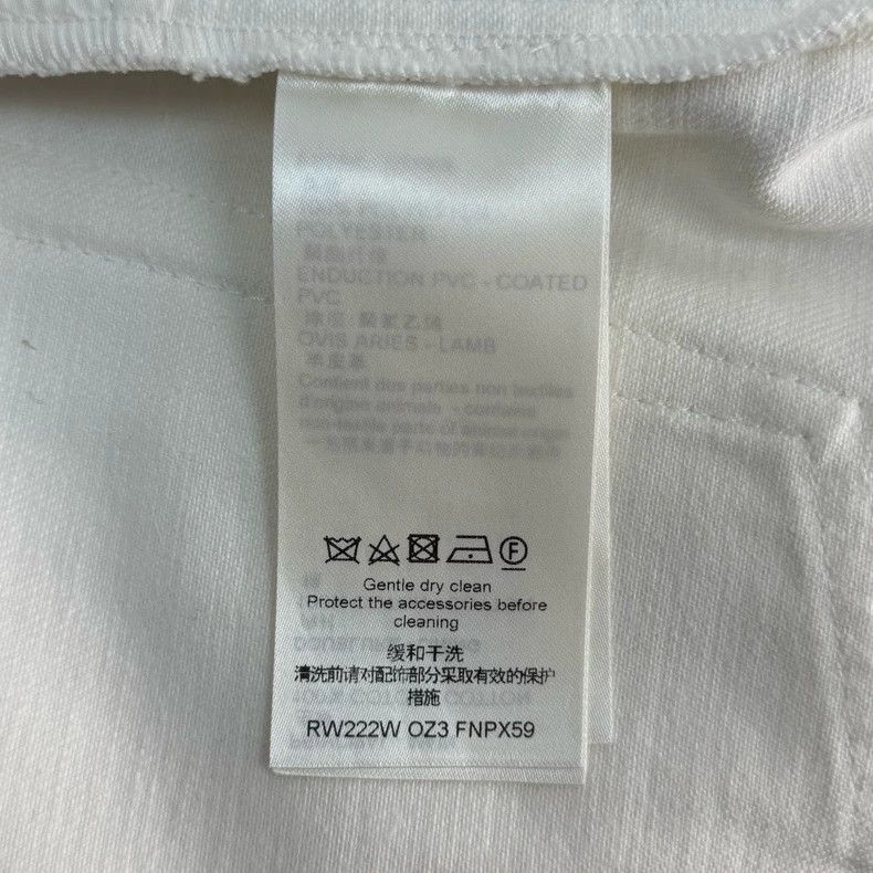 Louis Vuitton Louis Vuitton White presbyopic leather jeans 2505-Nextarrow Size US 36 / EU 52 - 6 Thumbnail