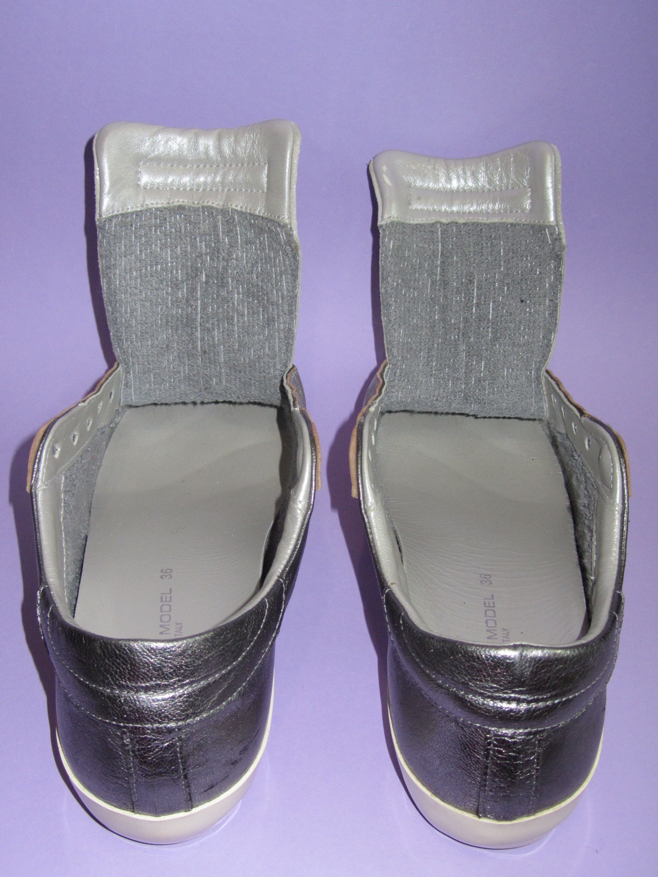 Philippe Model Philippe Model Paris Low Silver Leather Sneakers Size EU 36 Size US 6 / IT 36 - 24 Thumbnail