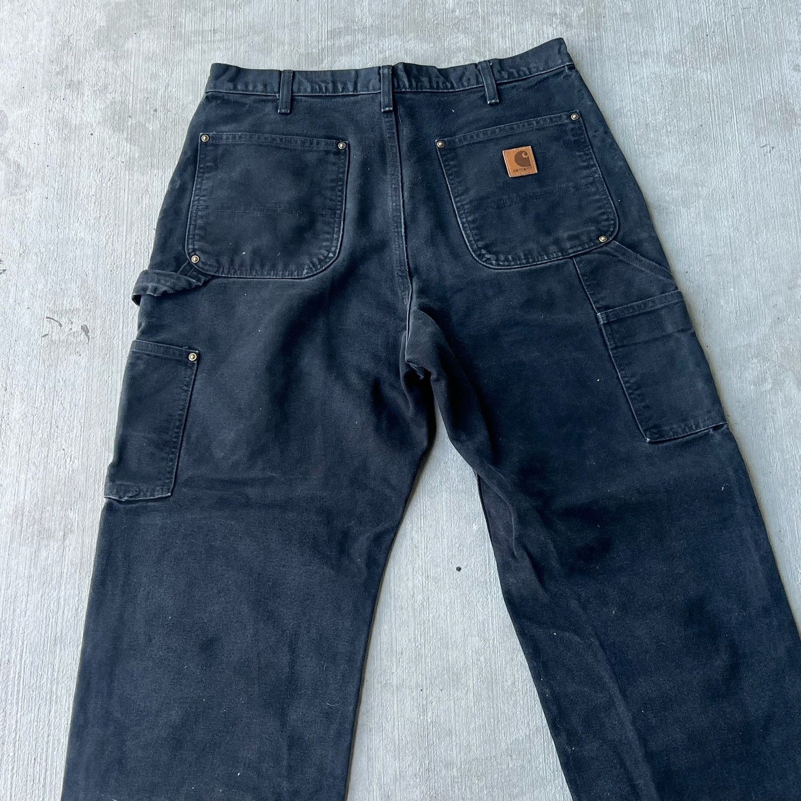 Carhartt × Vintage Carhartt black double knee work wear carpenter pants Size US 32 / EU 48 - 5 Thumbnail