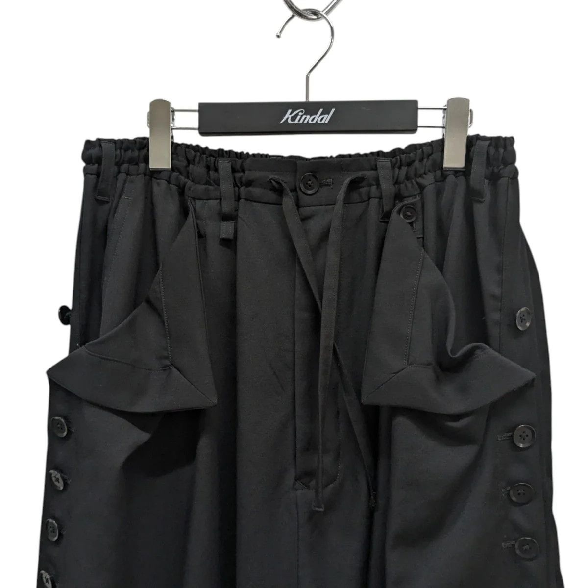 Yohji Yamamoto Yohji Yamamoto pour homme Side Button Big Sarouel Pants Size US 31 - 3 Thumbnail