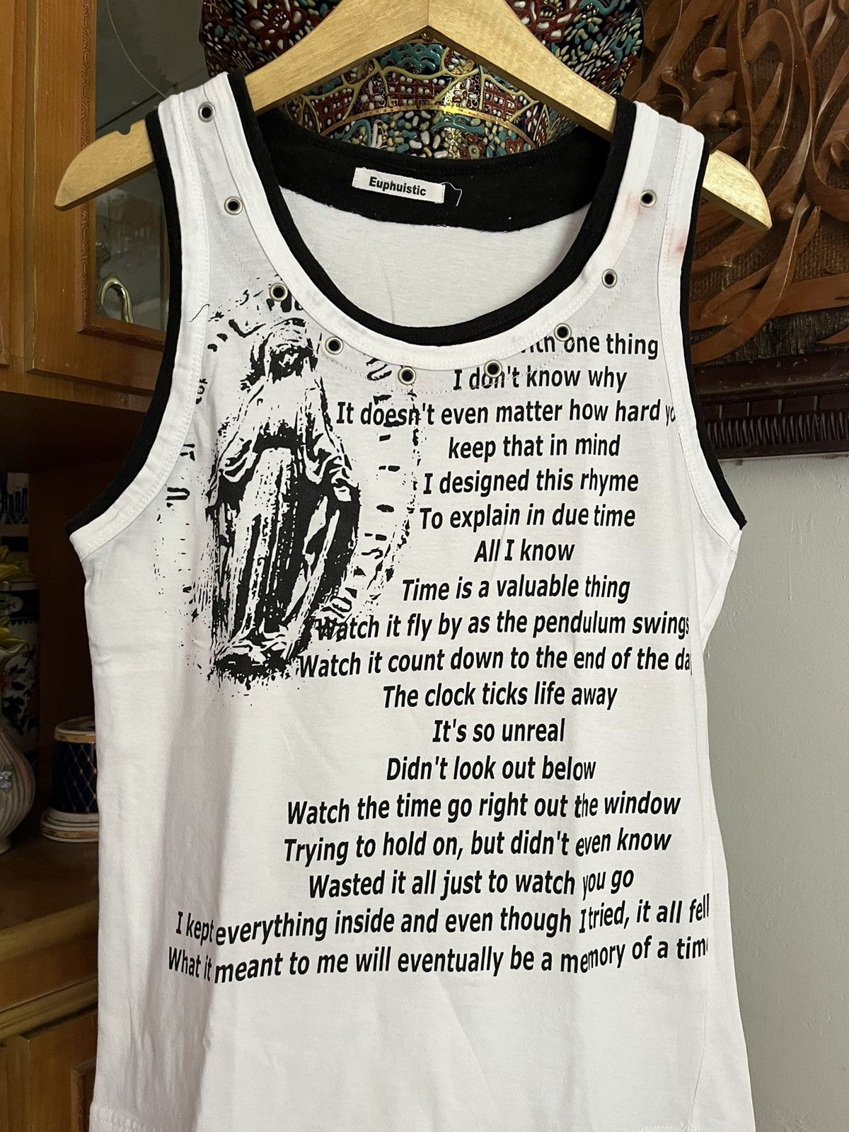 14th Addiction × If Six Was Nine × KMRii Y2K Euphuistic If Six Was Nine Punk Tanktop Size US M / EU 48-50 / 2 - 2 Thumbnail