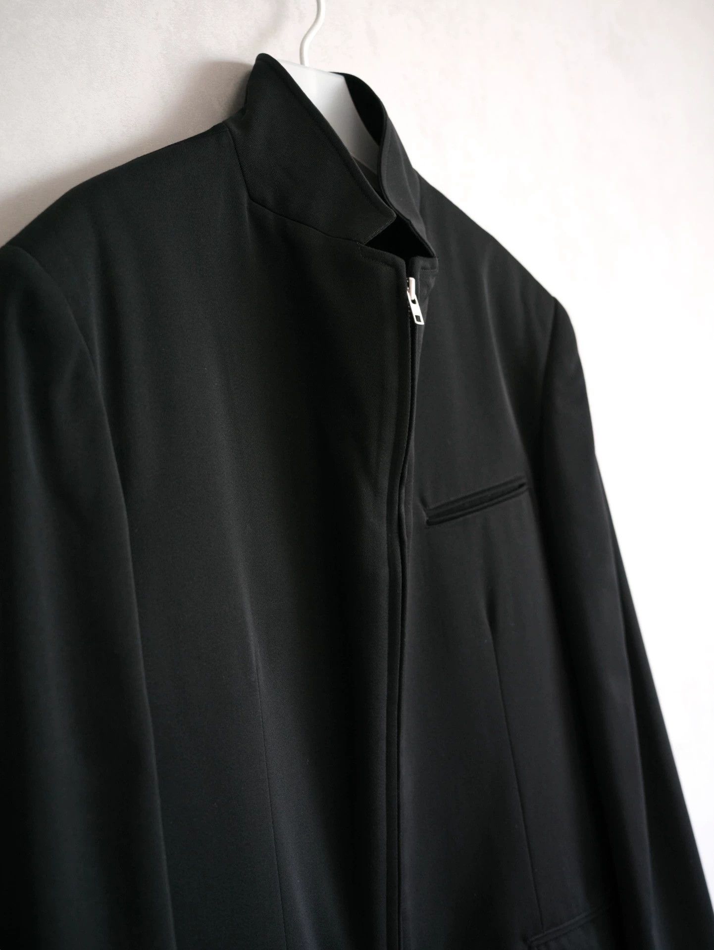 Yohji Yamamoto Yohji Yamamoto 02AW Runway Leather Buckle Zip Jacket Size US L / EU 52-54 / 3 - 4 Thumbnail
