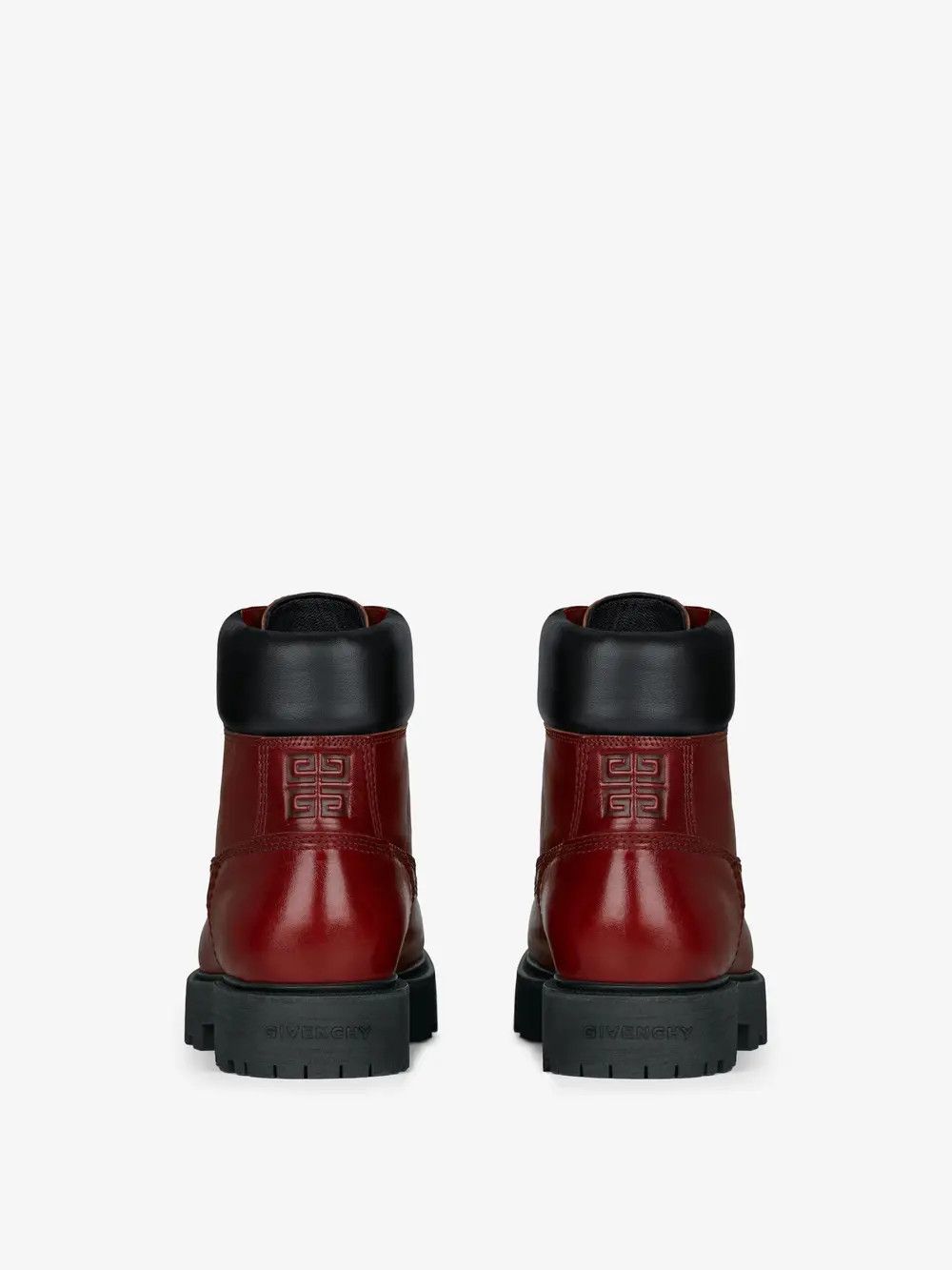 Givenchy o1w1db10325 Up Boots in Burgundy Size US 11.5 / EU 44-45 - 5 Thumbnail