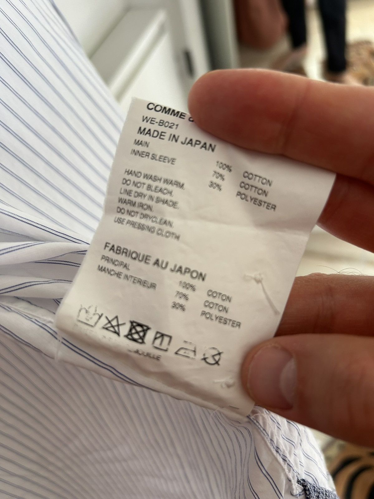 Comme des Garcons Junya Watanabe Comme Des Garçons MAN Shirt Size US L / EU 52-54 / 3 - 7 Thumbnail