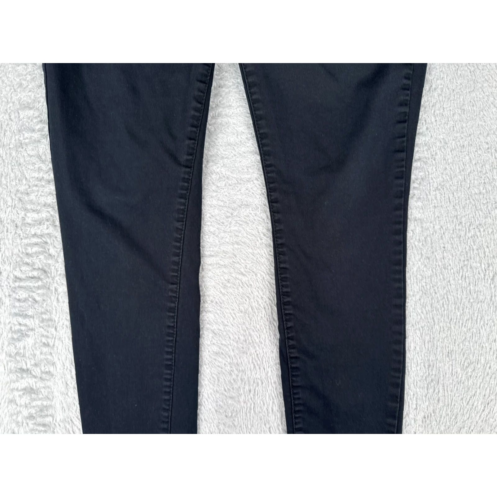 Vintage SO Jeans Womens Black Denim Skinny Pull-on 34x28 Regular Mid Rise 5-Pocket Embroidered Cotton Blend Jeans Men’s? Size 36" / US 14 / IT 50 - 3 Thumbnail