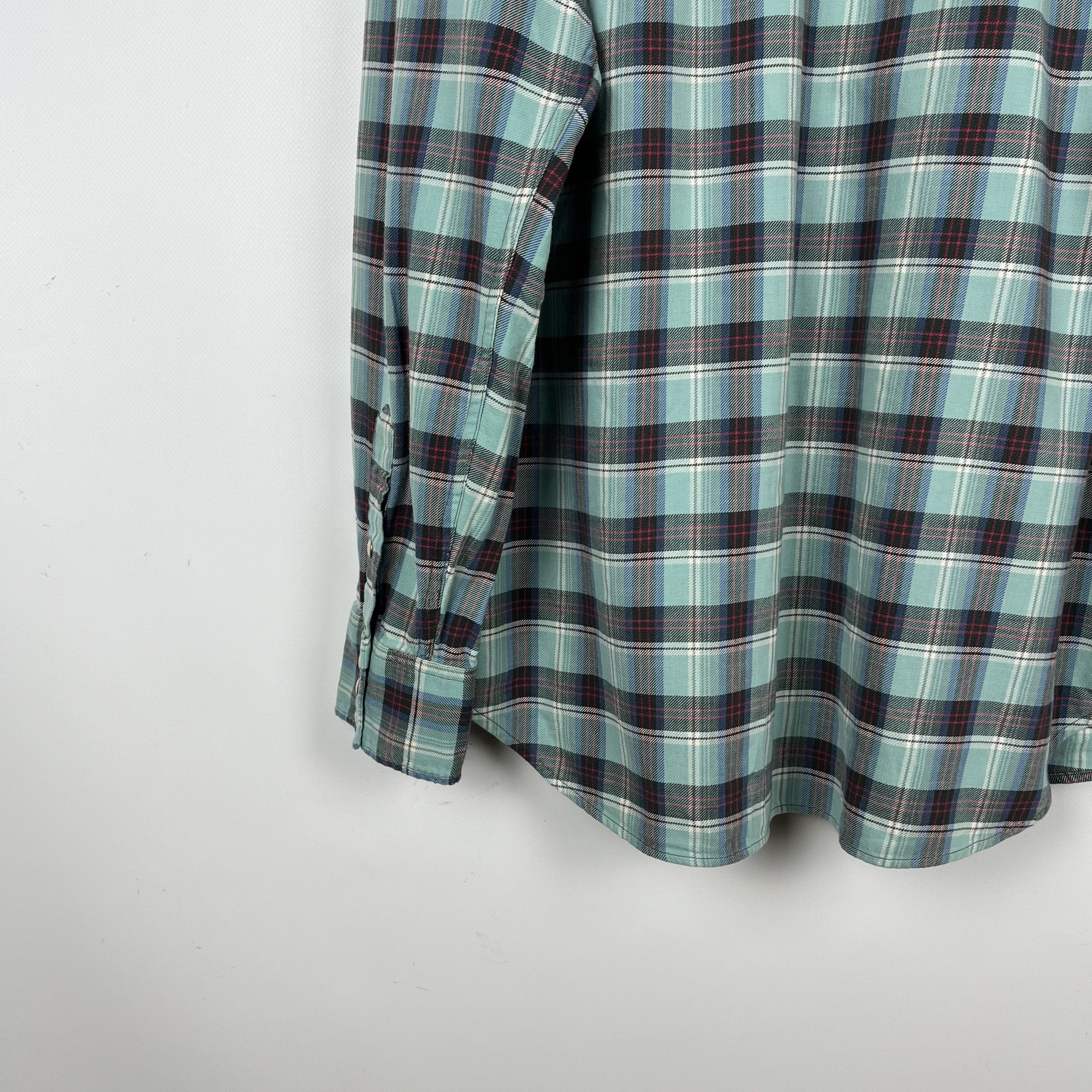 RRL Ralph Lauren RRL Ralph Lauren Western Checkered Long Sleeve Shirt Size US XL / EU 56 / 4 - 20 Thumbnail