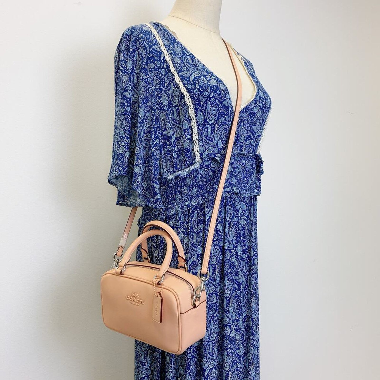 Coach Coach CT776 Satchel Crossbody Bag in Sv/Faded Blush Size ONE SIZE - 9 Thumbnail