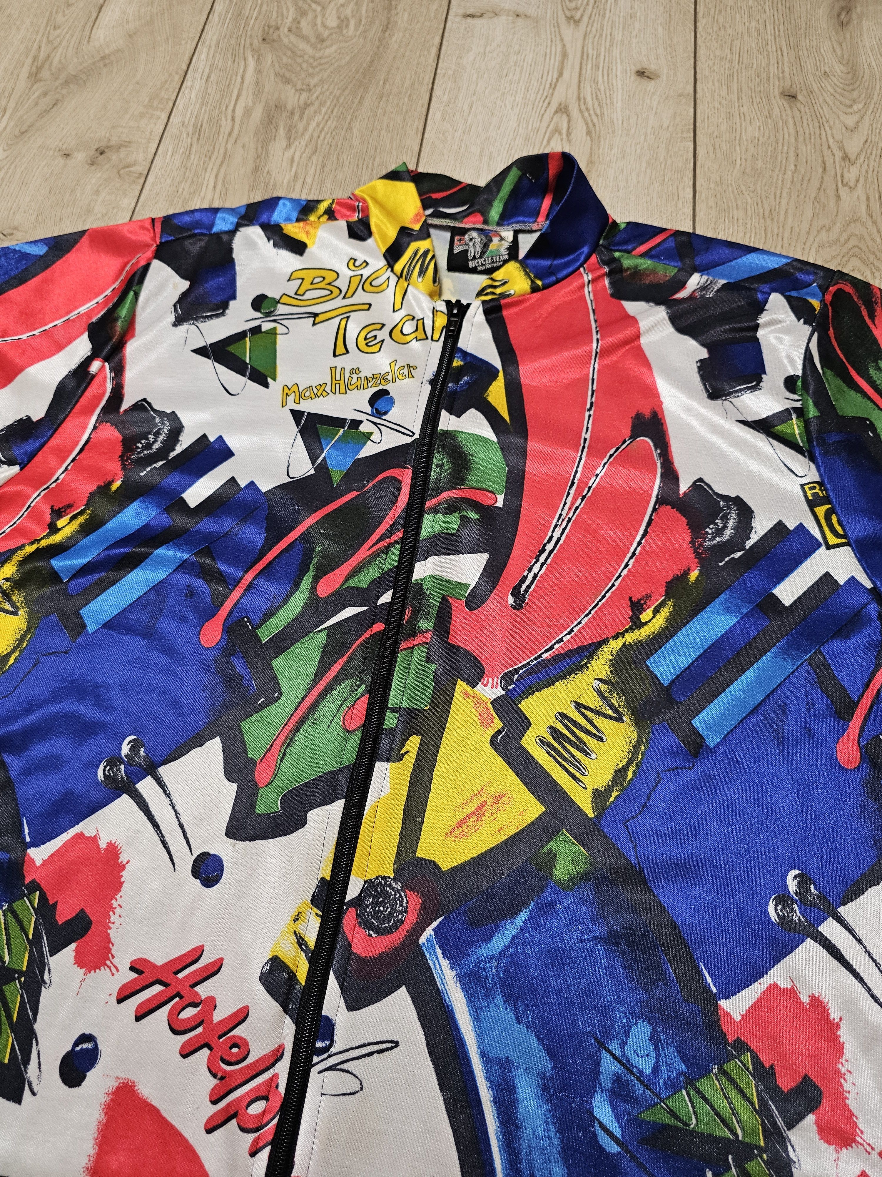All Sport VINTAGE MAX HURZELER CYCLING TEAM JERSEY BICYCLE TEAM MAX Size US XXL / EU 58 / 5 - 3 Thumbnail