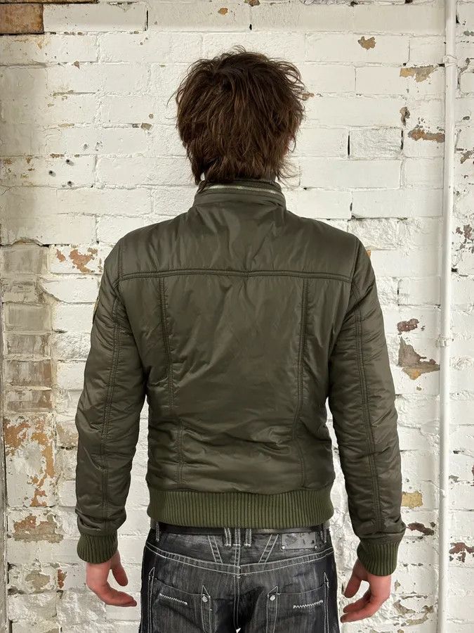 Dolce & Gabbana 2000s Dolce & Gabbana Khaki Nylon Cargo Bomber Jacket Size US S / EU 44-46 / 1 - 3 Thumbnail