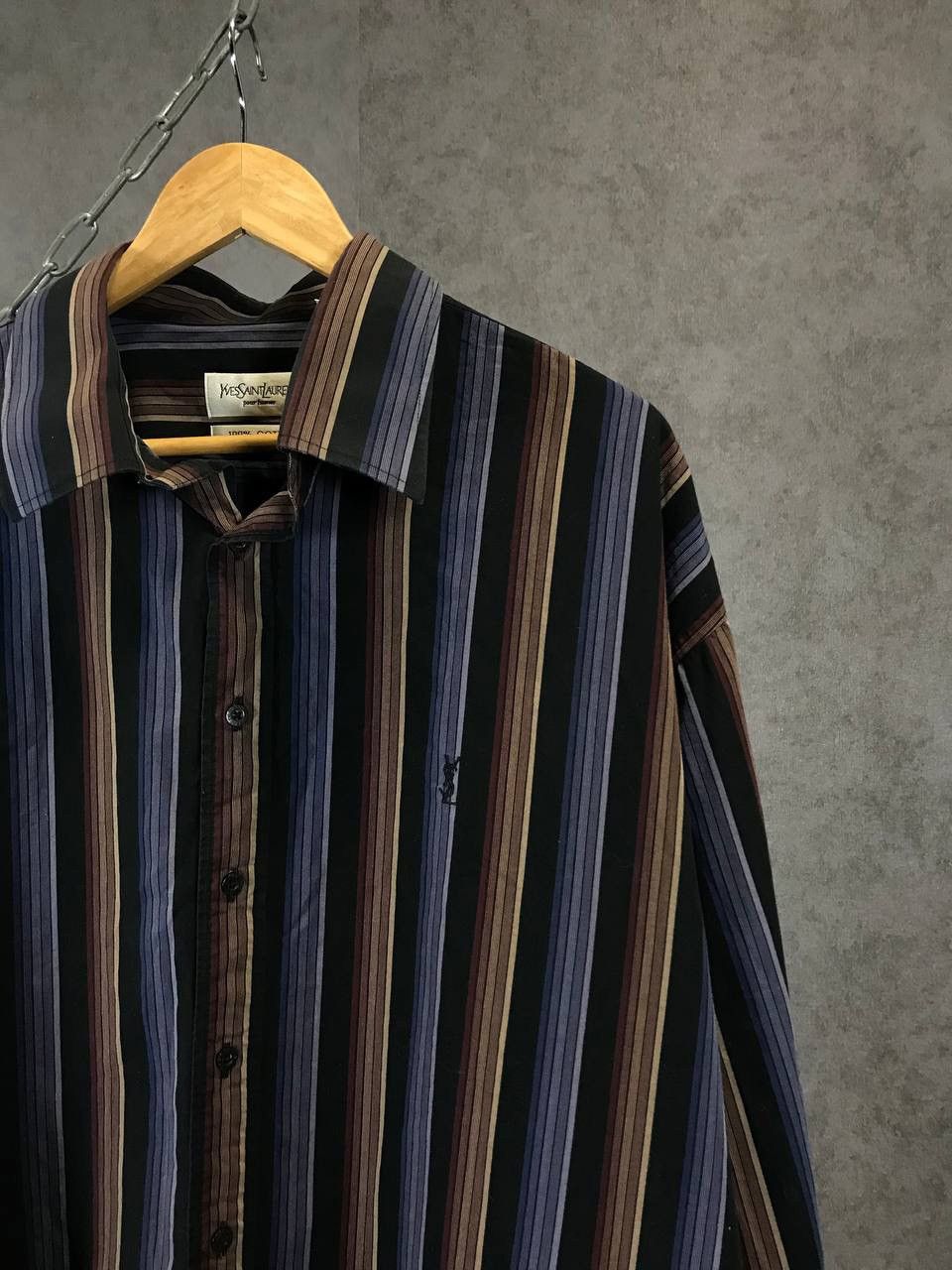 Yves Saint Laurent YSL Yves Saint Laurent vintage luxury designer shirt Size US XXL / EU 58 / 5 - 2 Thumbnail