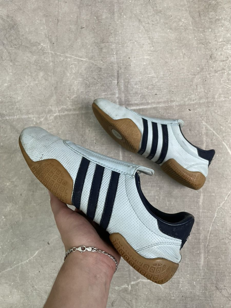 Adidas Adidas retro Y-3 style leather low shoes trainers y2k Size US 7.5 / EU 40-41 - 9 Thumbnail