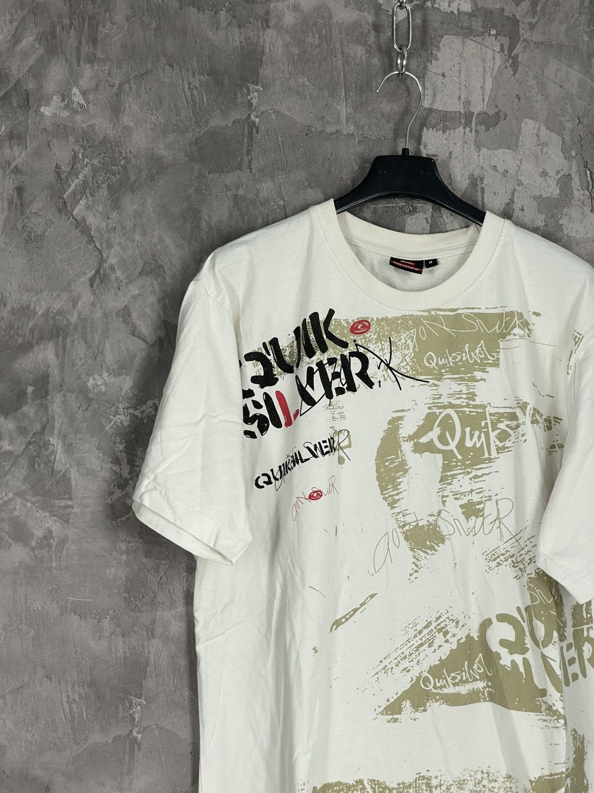 Quicksilver × Quiksilver × Vintage Vintage Quiksilver Spellout T-shirt y2k Size US M / EU 48-50 / 2 - 3 Thumbnail
