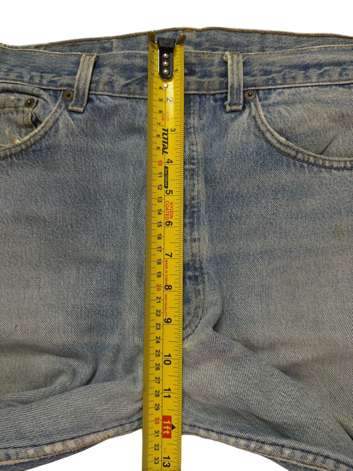 Levi's Vintage 80s Levis 501 Blue Mud Wash Distress Regular Fits Size US 33 - 10 Thumbnail