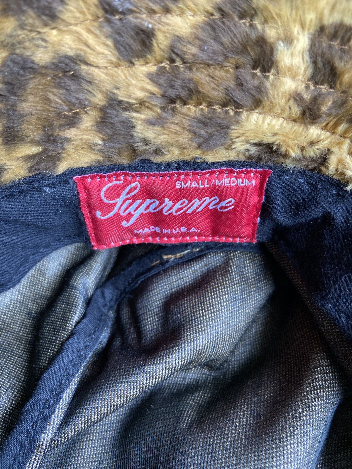 Supreme Supreme Fur Crusher Bucket Hat S/M Size ONE SIZE - 6 Thumbnail