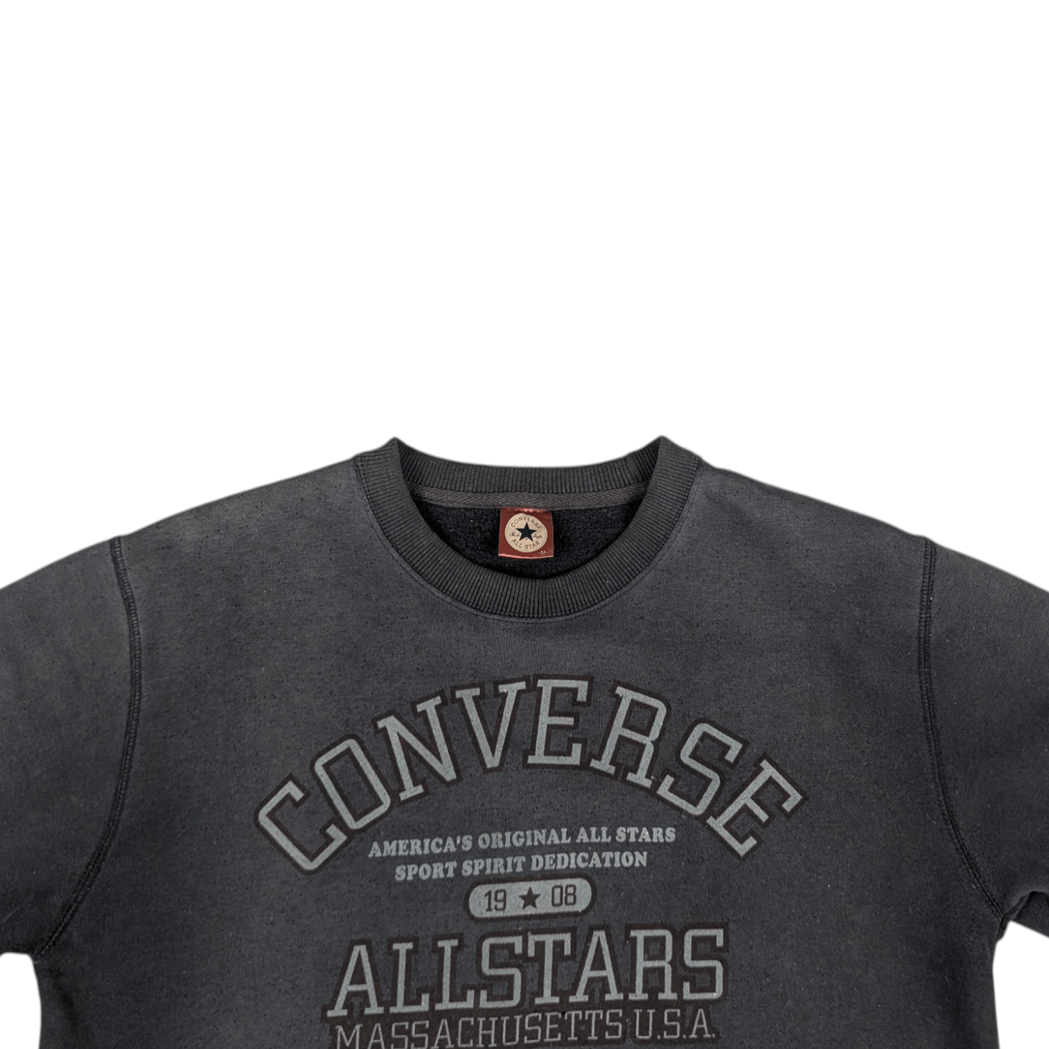 Converse Vintage 2000's CONVERSE All Star Big Image Sweatshirt Size US S / EU 44-46 / 1 - 12 Thumbnail