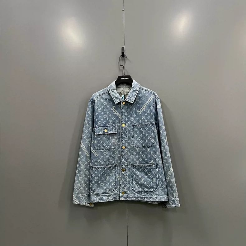 Louis Vuitton Louis Vuitton Denim jacket with presbyopic logo jacket Size US M / EU 48-50 / 2 - 6 Thumbnail