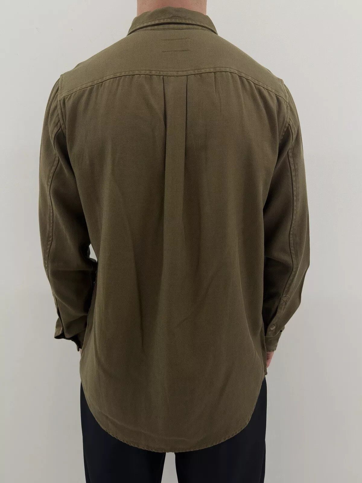 Nudie Jeans Nudie Jeans Mens Cotton Shirt Buttons Military Army Style Size US S / EU 44-46 / 1 - 3 Thumbnail